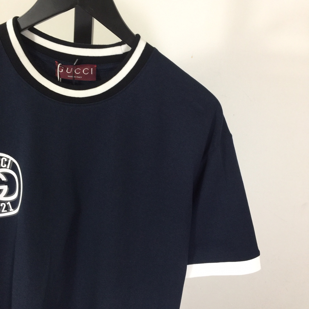 Gucci Cotton Jersey T-shirt With Embroidery - FashionPlug