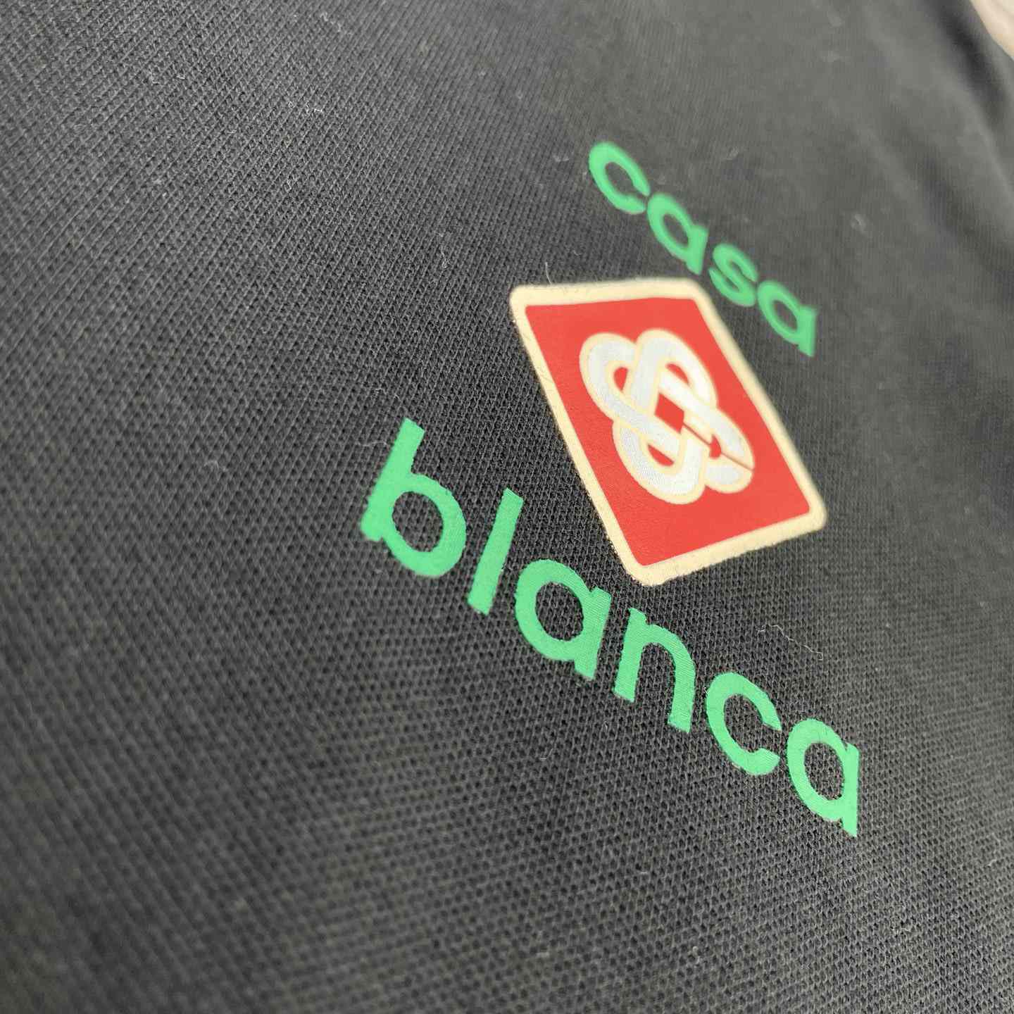 Casablanca Logo Piqué Polo Shirt   c999 - FashionPlug