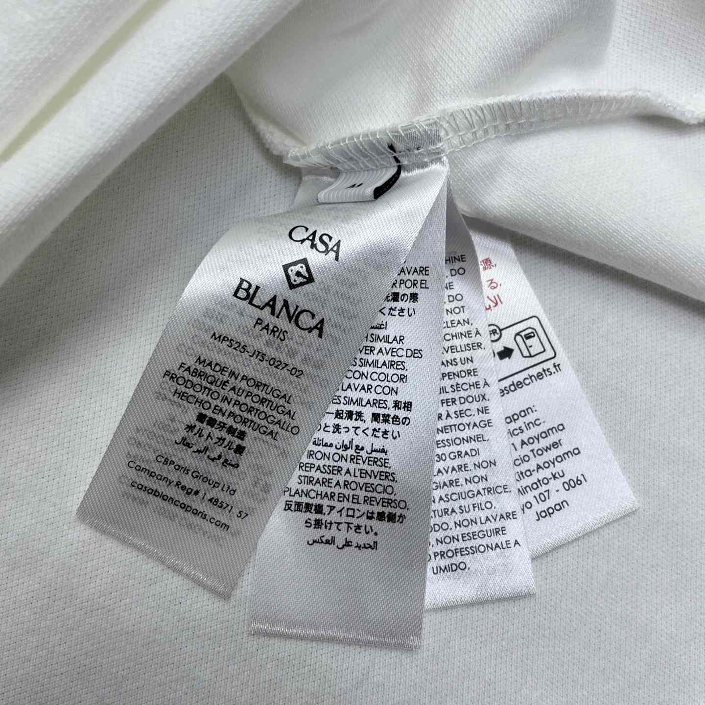 Casablanca Logo Piqué Polo Shirt   c1000 - FashionPlug