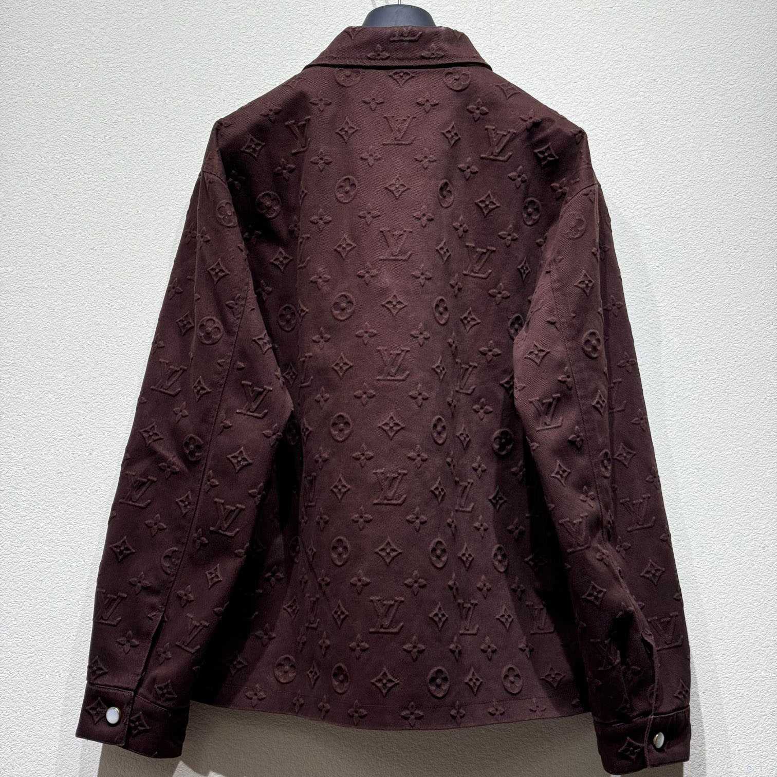 Louis Vuitton Monogram Embossed Overshirt    - FashionPlug