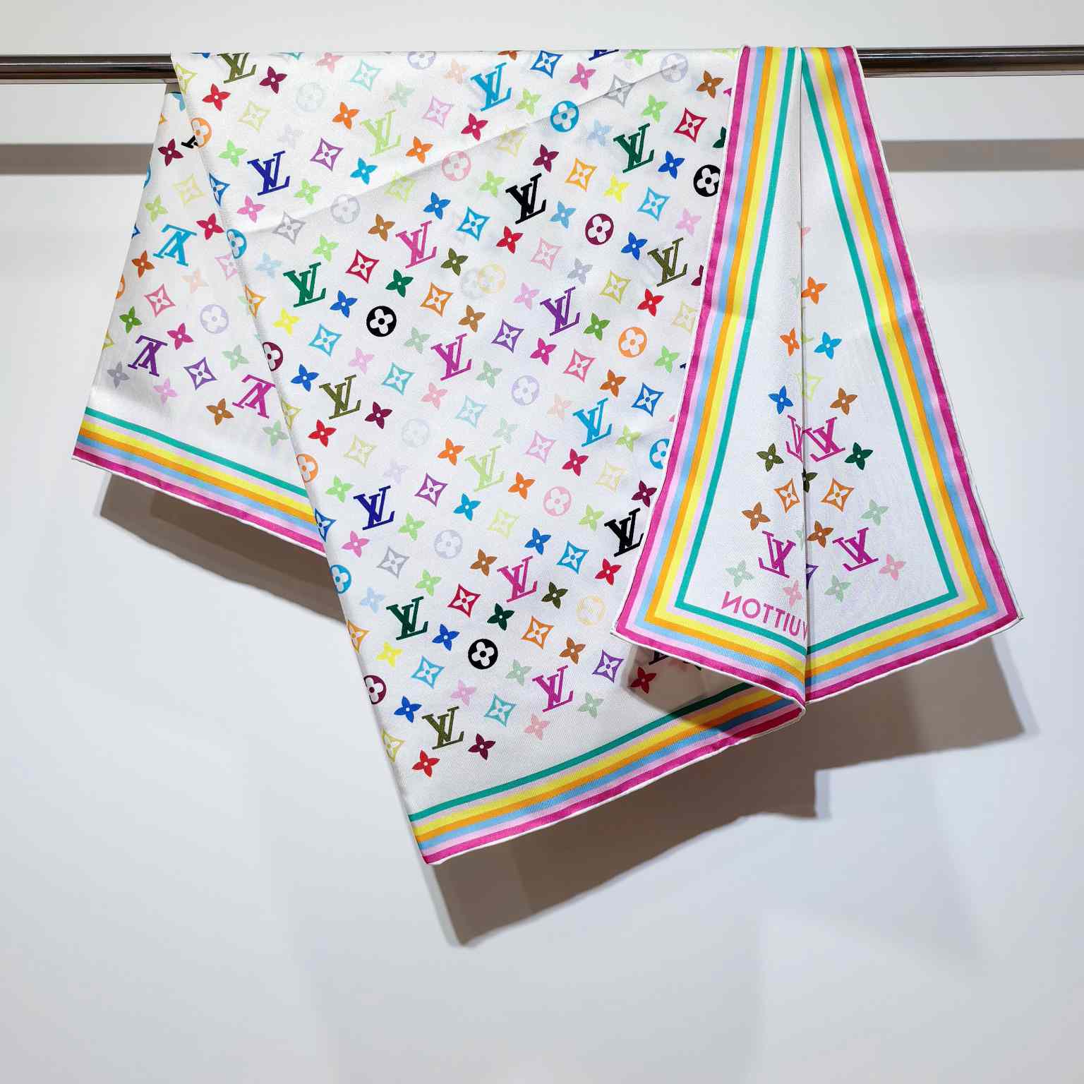 Louis Vuitton LV x TM Monogram Multicolor Square 90   M94967 - FashionPlug