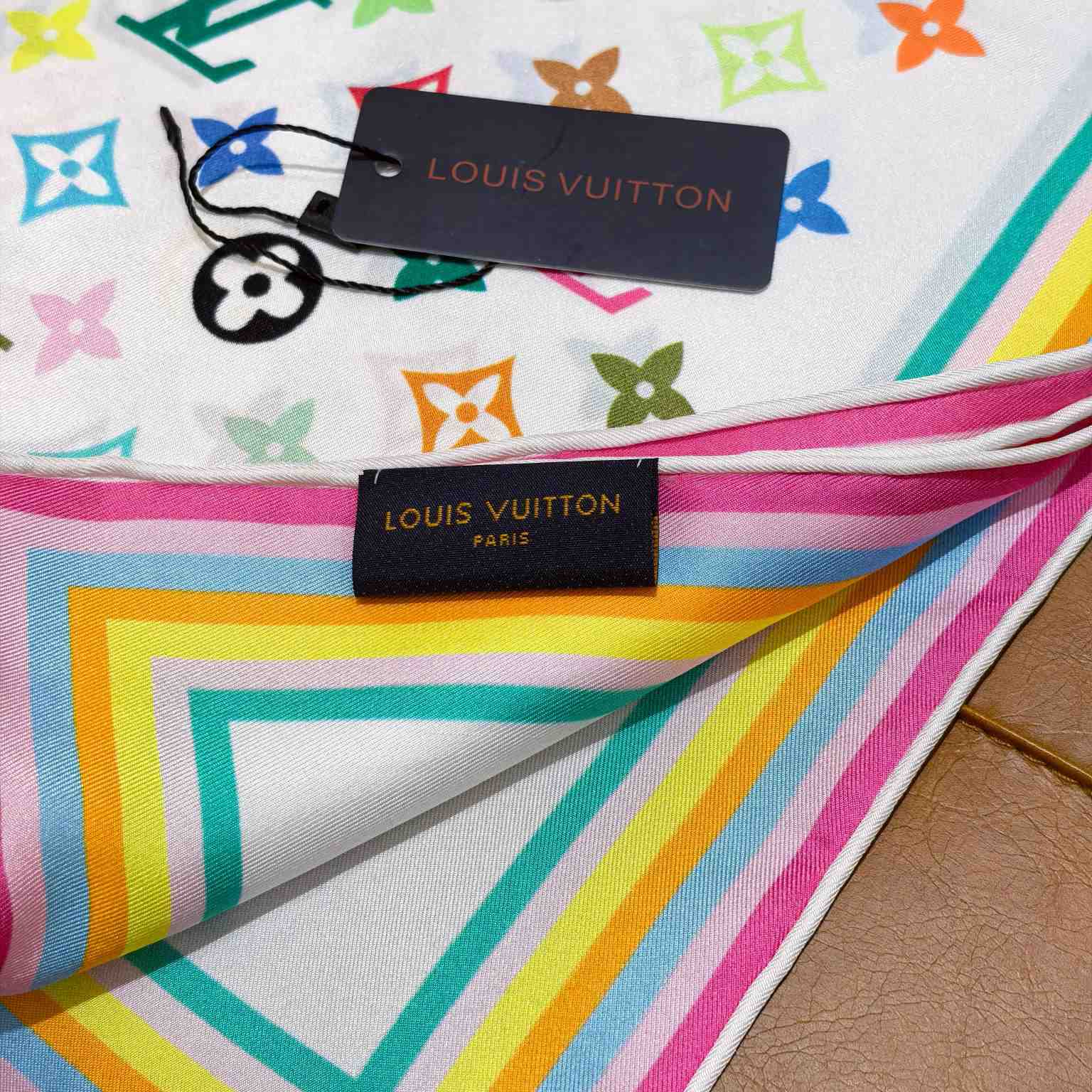 Louis Vuitton LV x TM Monogram Multicolor Square 90   M94967 - FashionPlug
