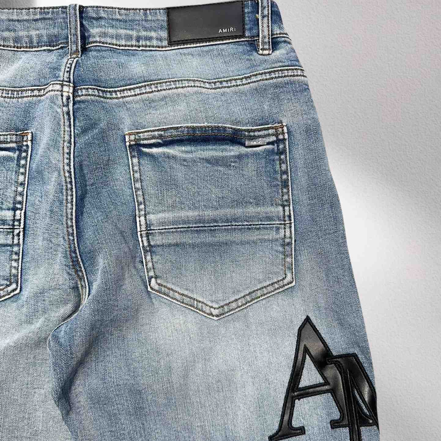 Amiri Denim Shorts     8003 - FashionPlug