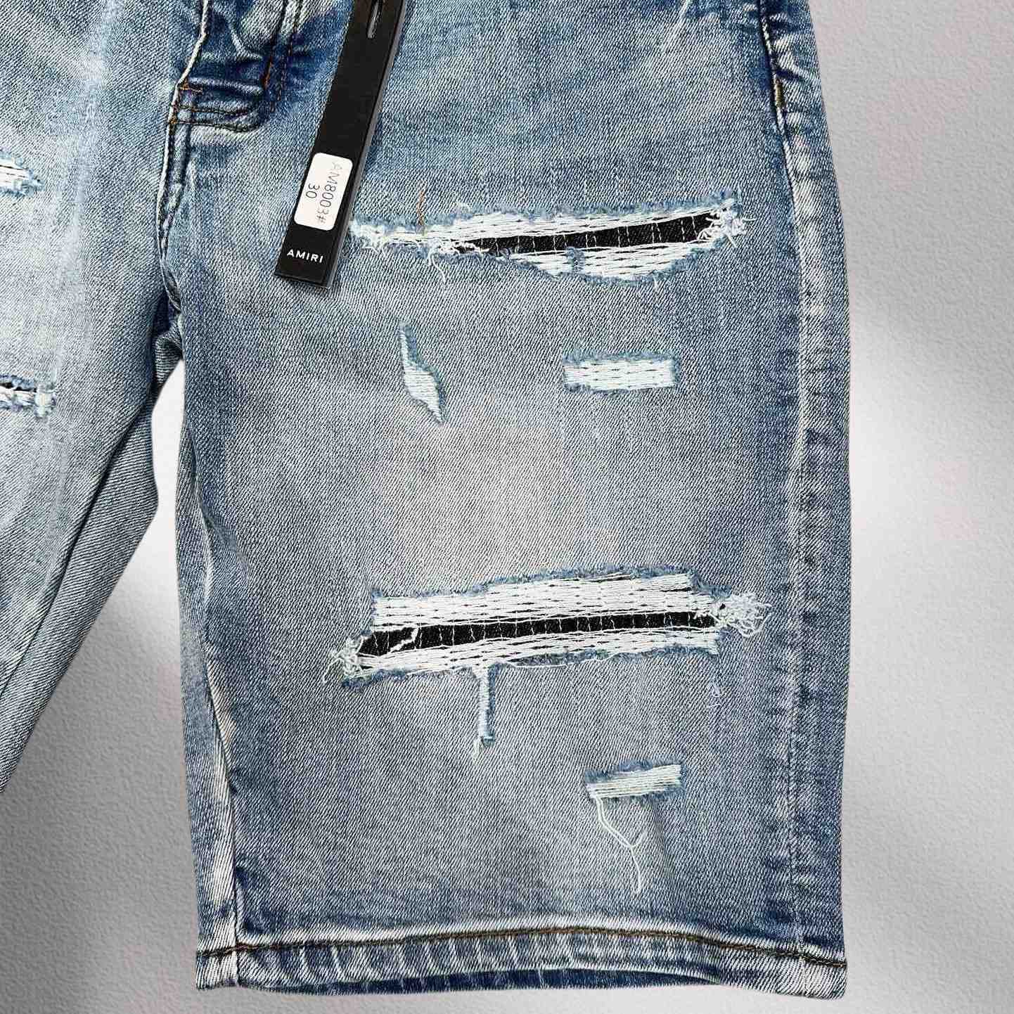 Amiri Denim Shorts     8003 - FashionPlug
