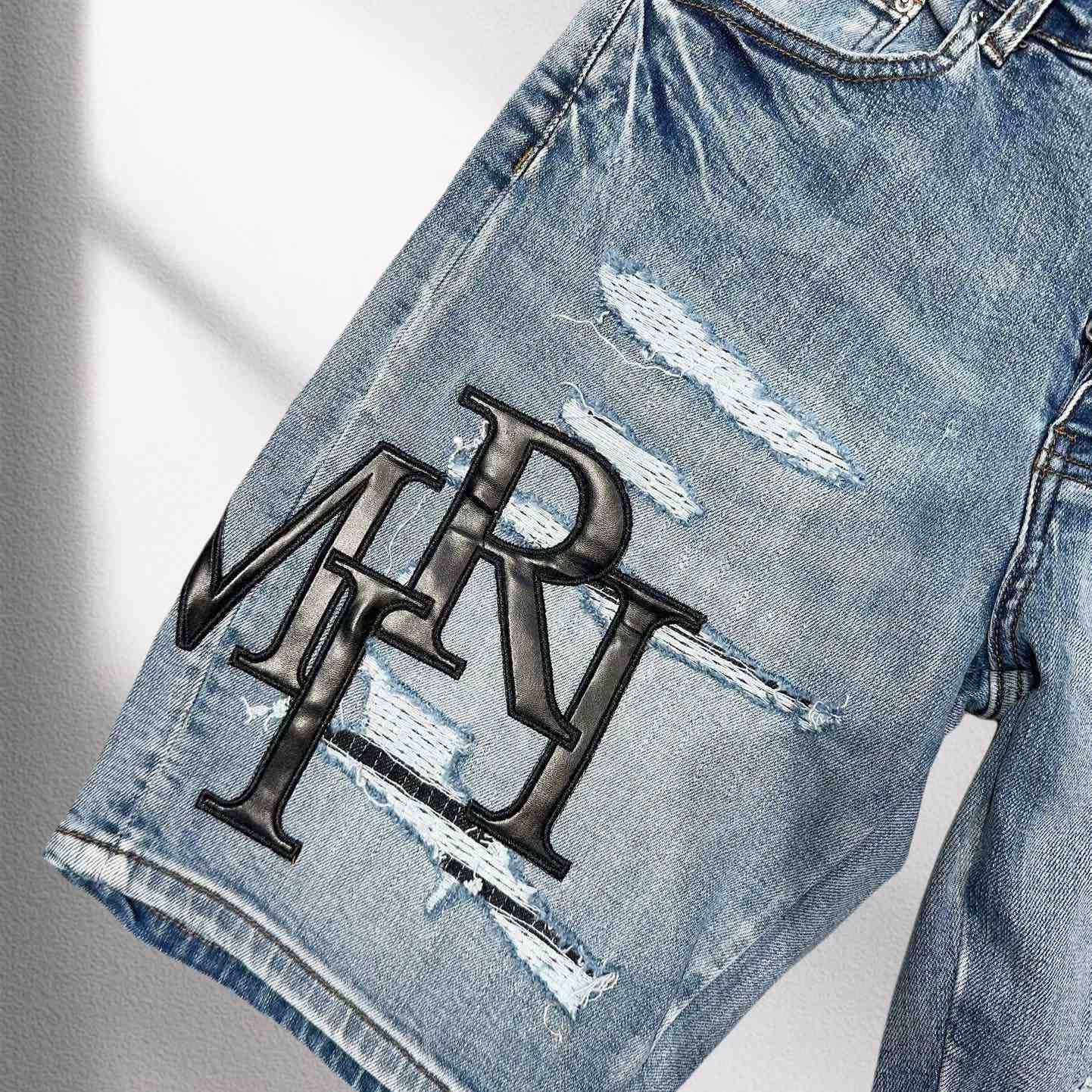 Amiri Denim Shorts     8003 - FashionPlug