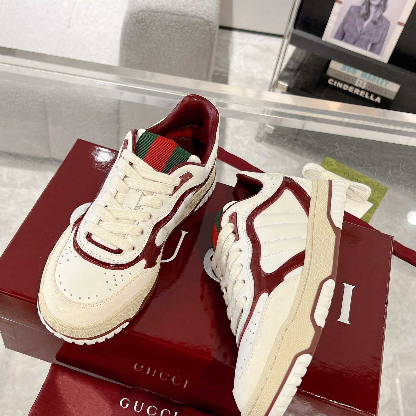 Gucci Re-web Sneaker - FashionPlug