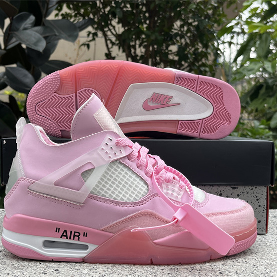 Jordan Air jordan 4 x OFF-WHITE Sneakers     CV9388-105  - FashionPlug