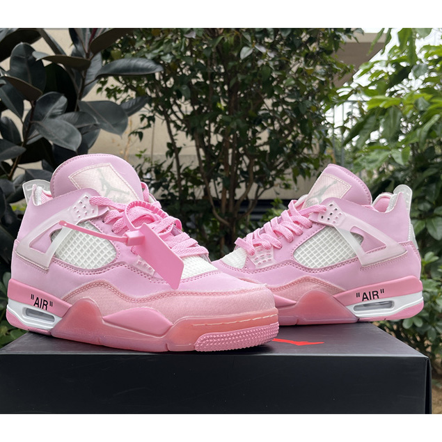 Jordan Air jordan 4 x OFF-WHITE Sneakers     CV9388-105  - FashionPlug
