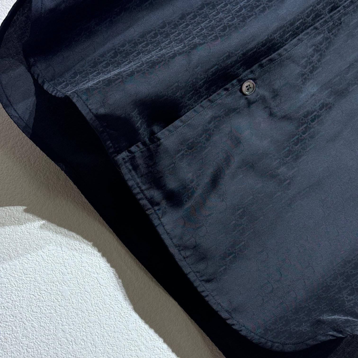 Dior Oblique Short-Sleeved Shirt  - FashionPlug