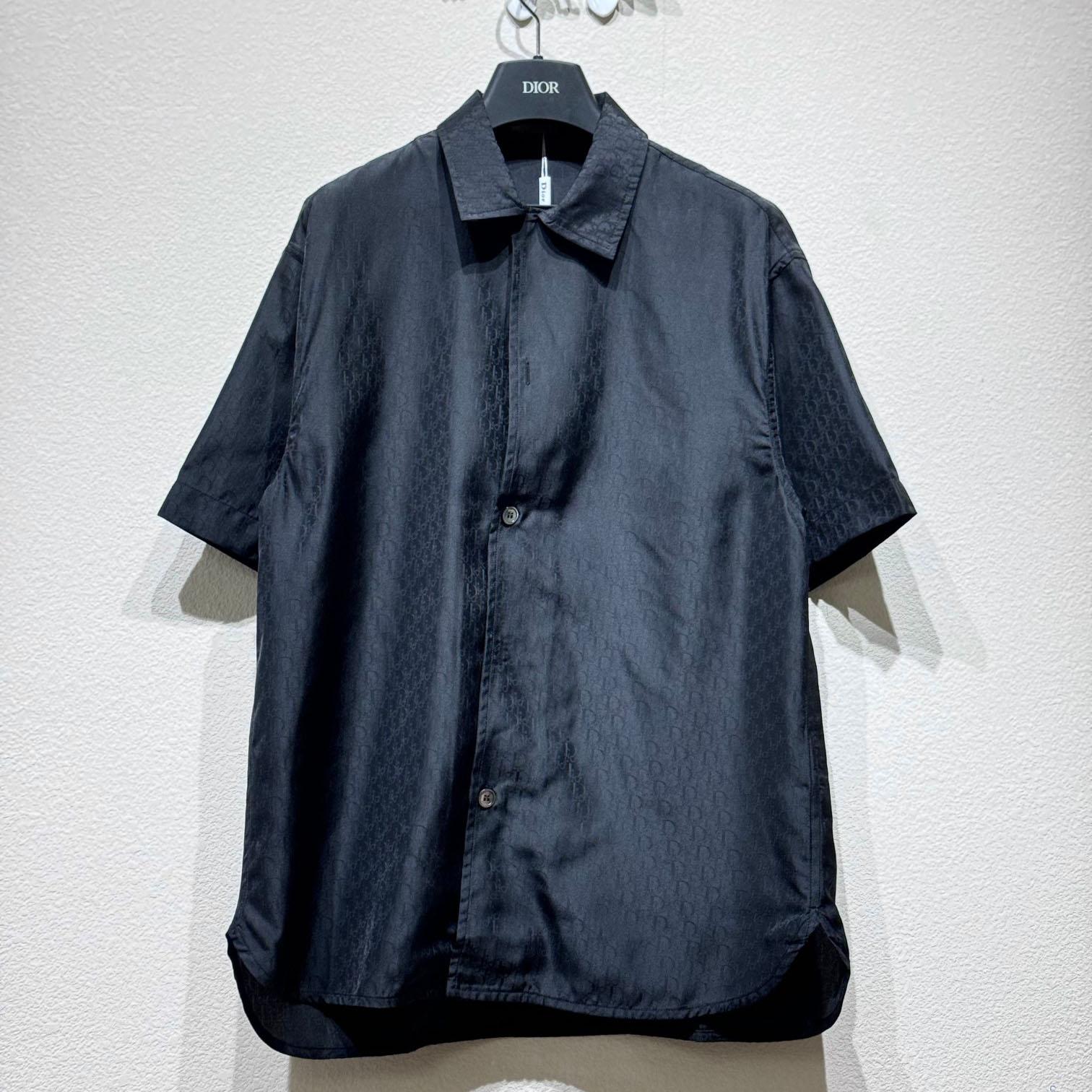 Dior Oblique Short-Sleeved Shirt  - FashionPlug