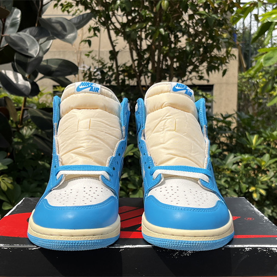 Air Jordan 1 Hi OG “UNC Reimagined” Sneaker   DZ5485-402 - FashionPlug