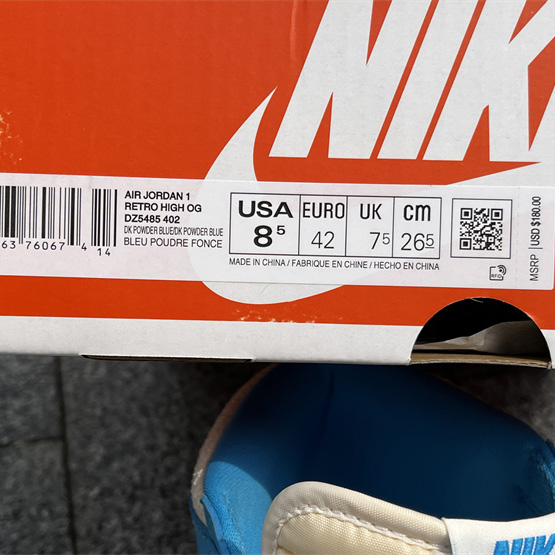 Air Jordan 1 Hi OG “UNC Reimagined” Sneaker   DZ5485-402 - FashionPlug