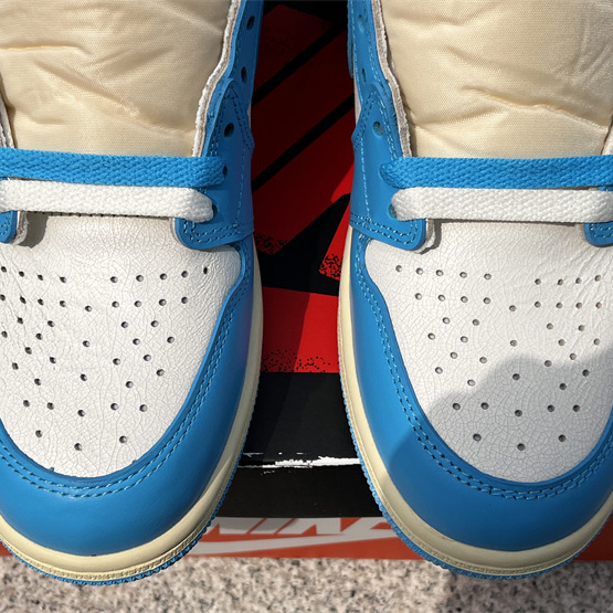 Air Jordan 1 Hi OG “UNC Reimagined” Sneaker   DZ5485-402 - FashionPlug