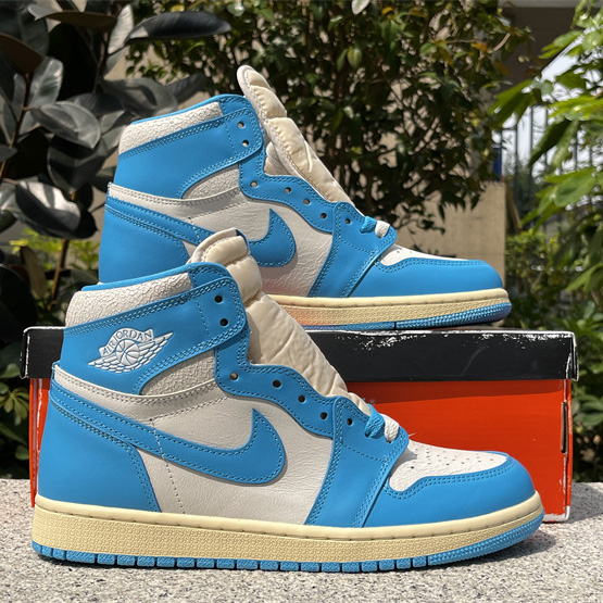 Air Jordan 1 Hi OG “UNC Reimagined” Sneaker   DZ5485-402 - FashionPlug