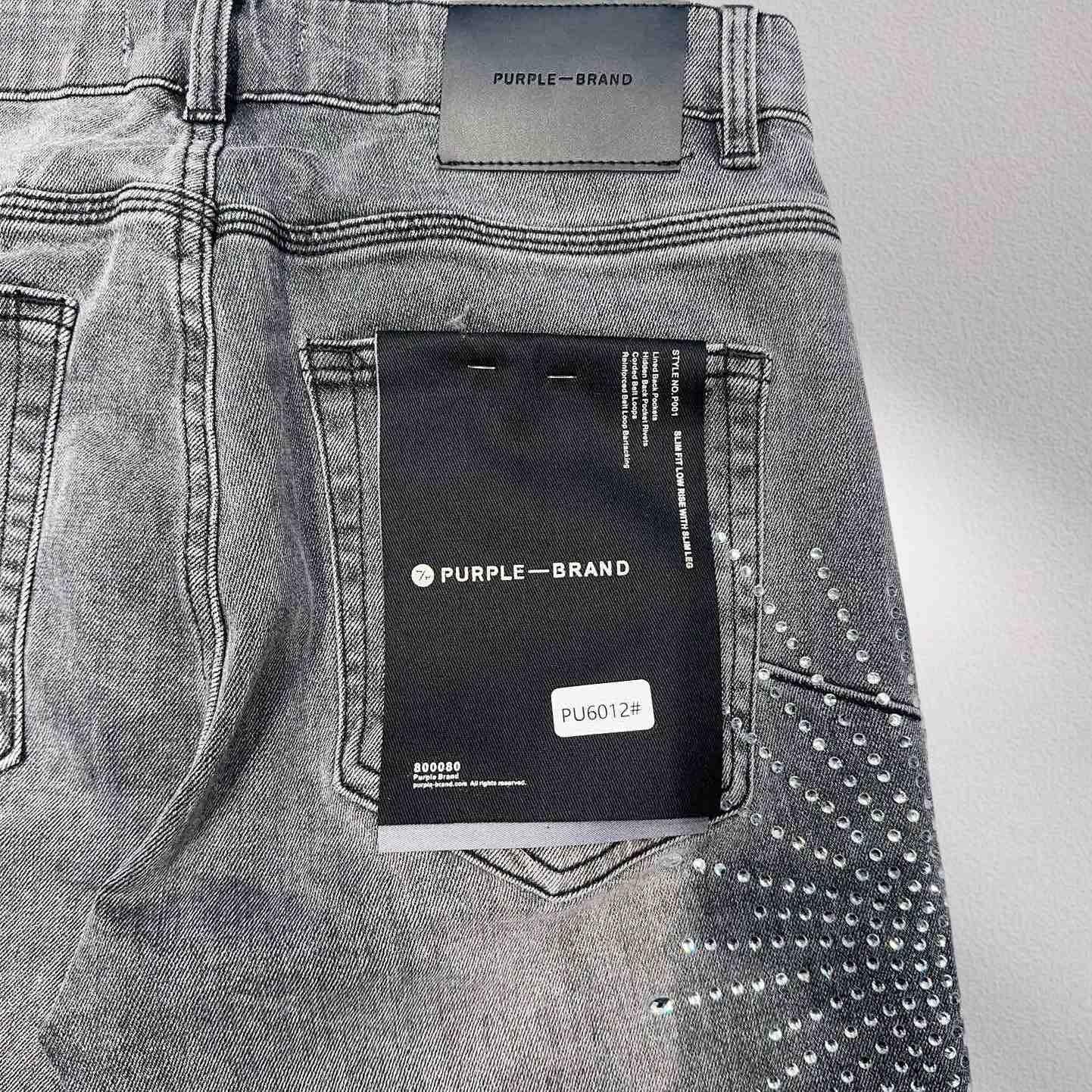 Purple-Brand Denim Shorts    6012 - FashionPlug