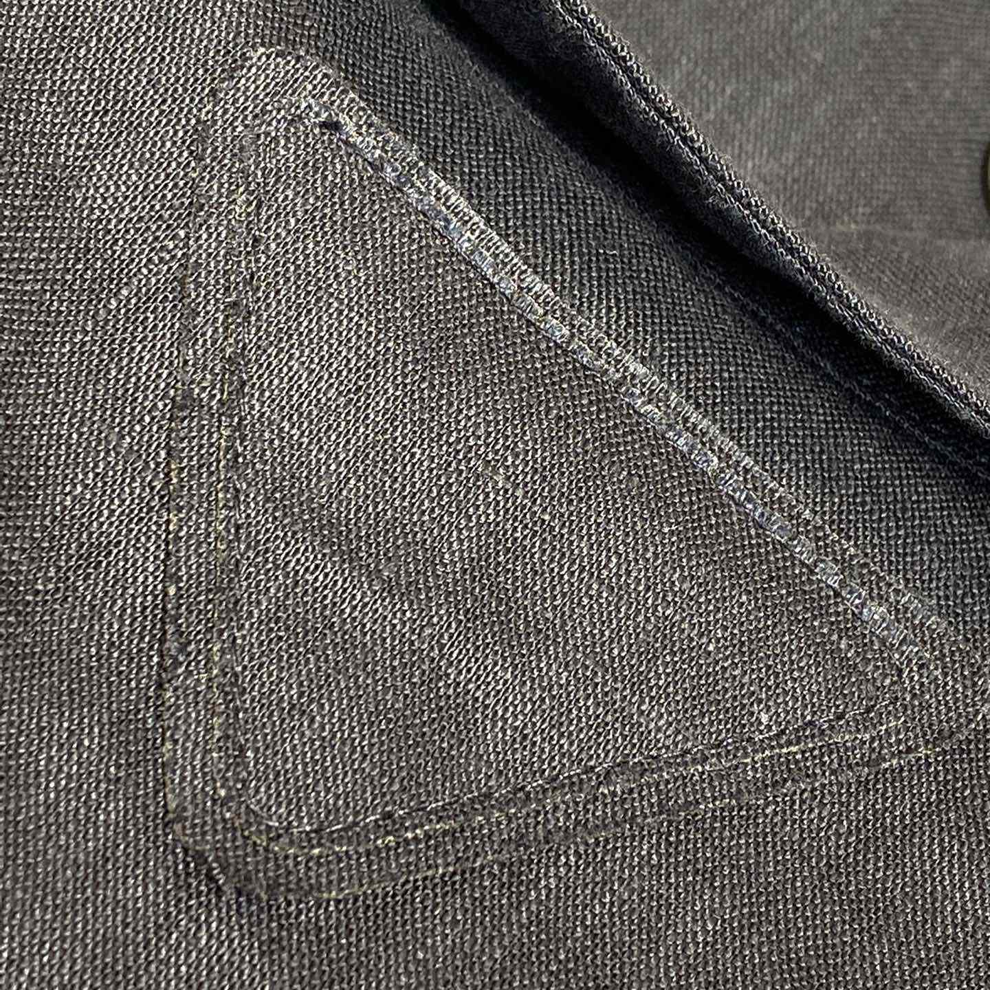 Prada Triangle-logo Cuban-collar Linen Shirt - FashionPlug