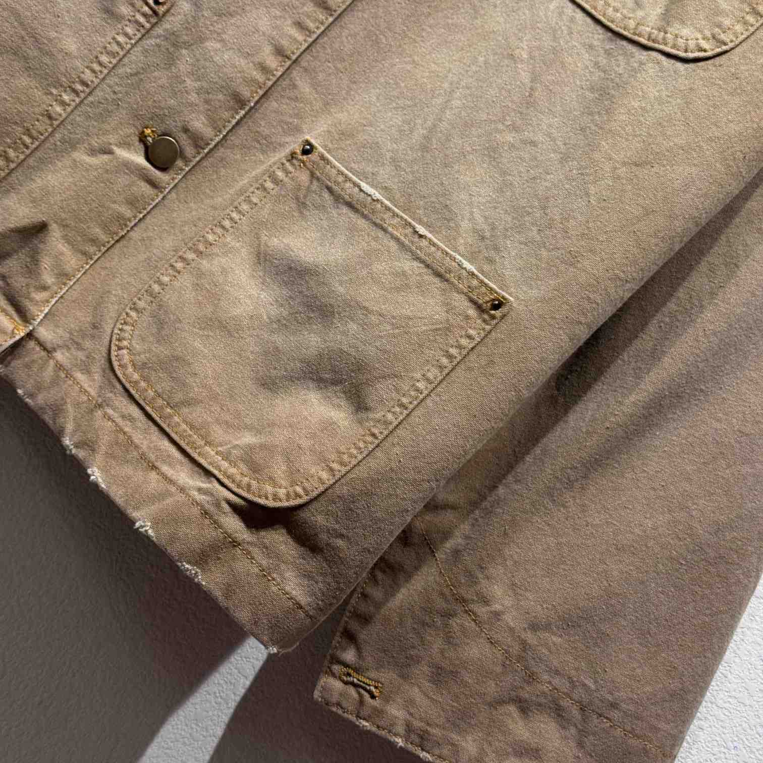 Prada Distressed Canvas Jacket - FashionPlug