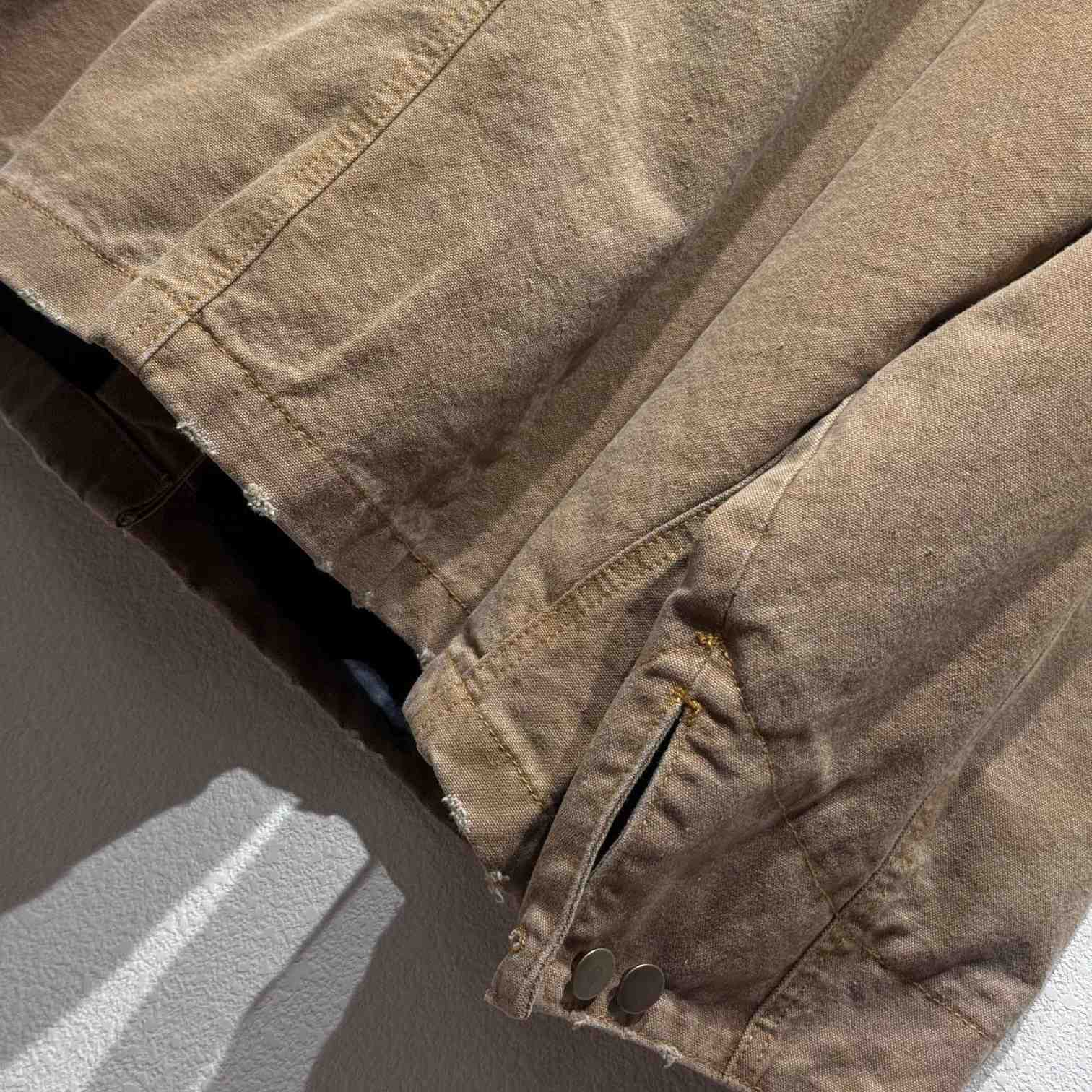 Prada Distressed Canvas Jacket - FashionPlug