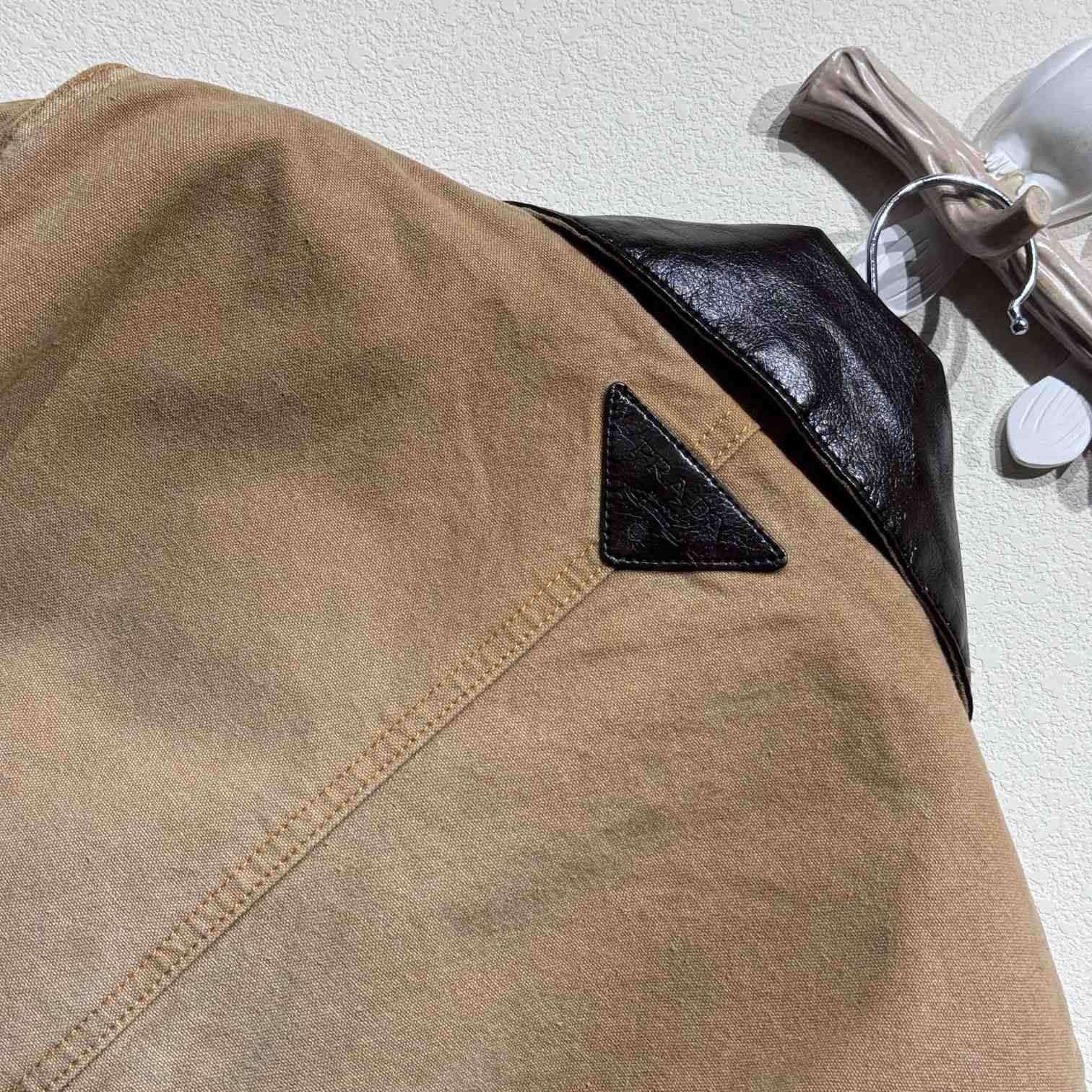Prada Distressed Canvas Jacket - FashionPlug