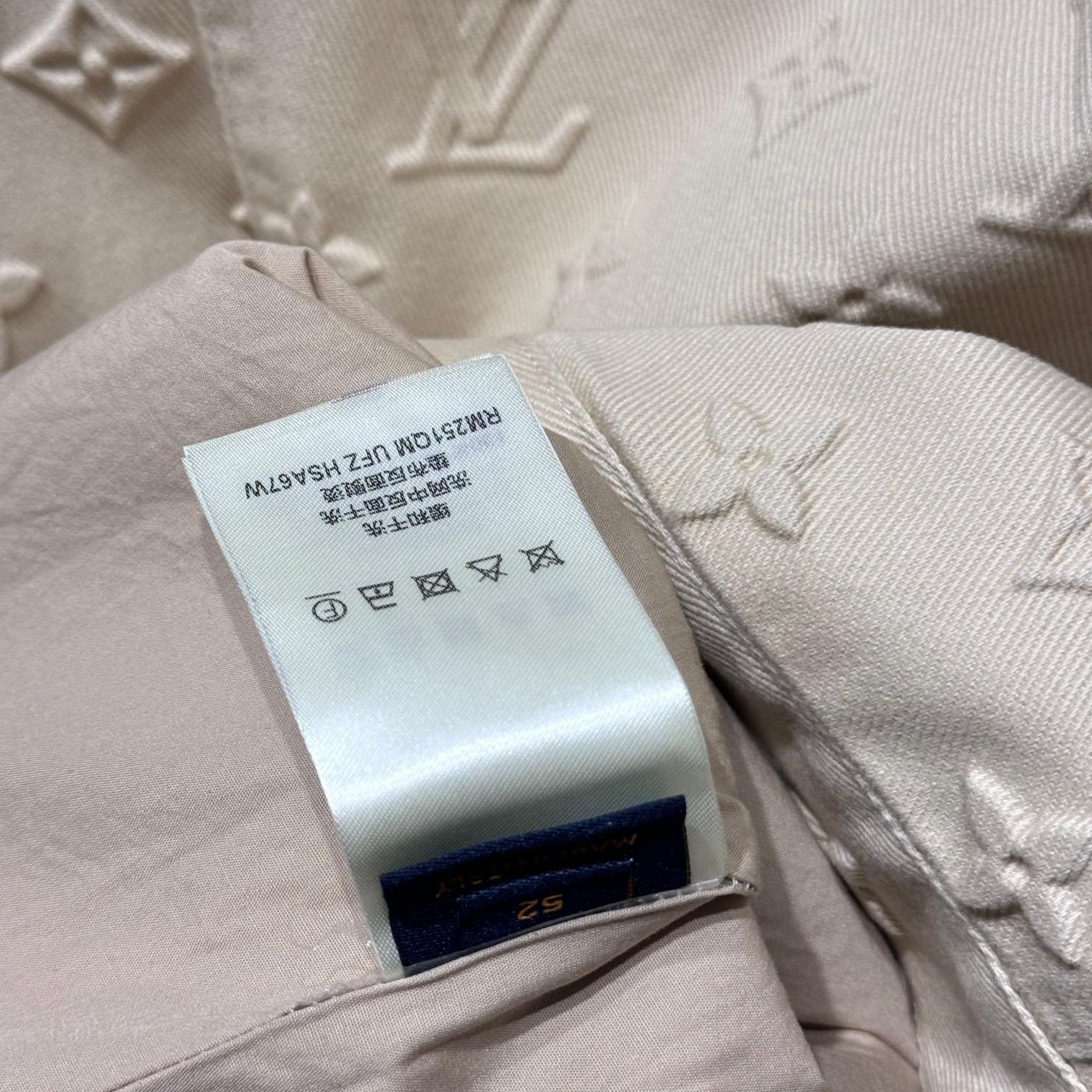 Louis Vuitton Monogram Embossed Overshirt    - FashionPlug