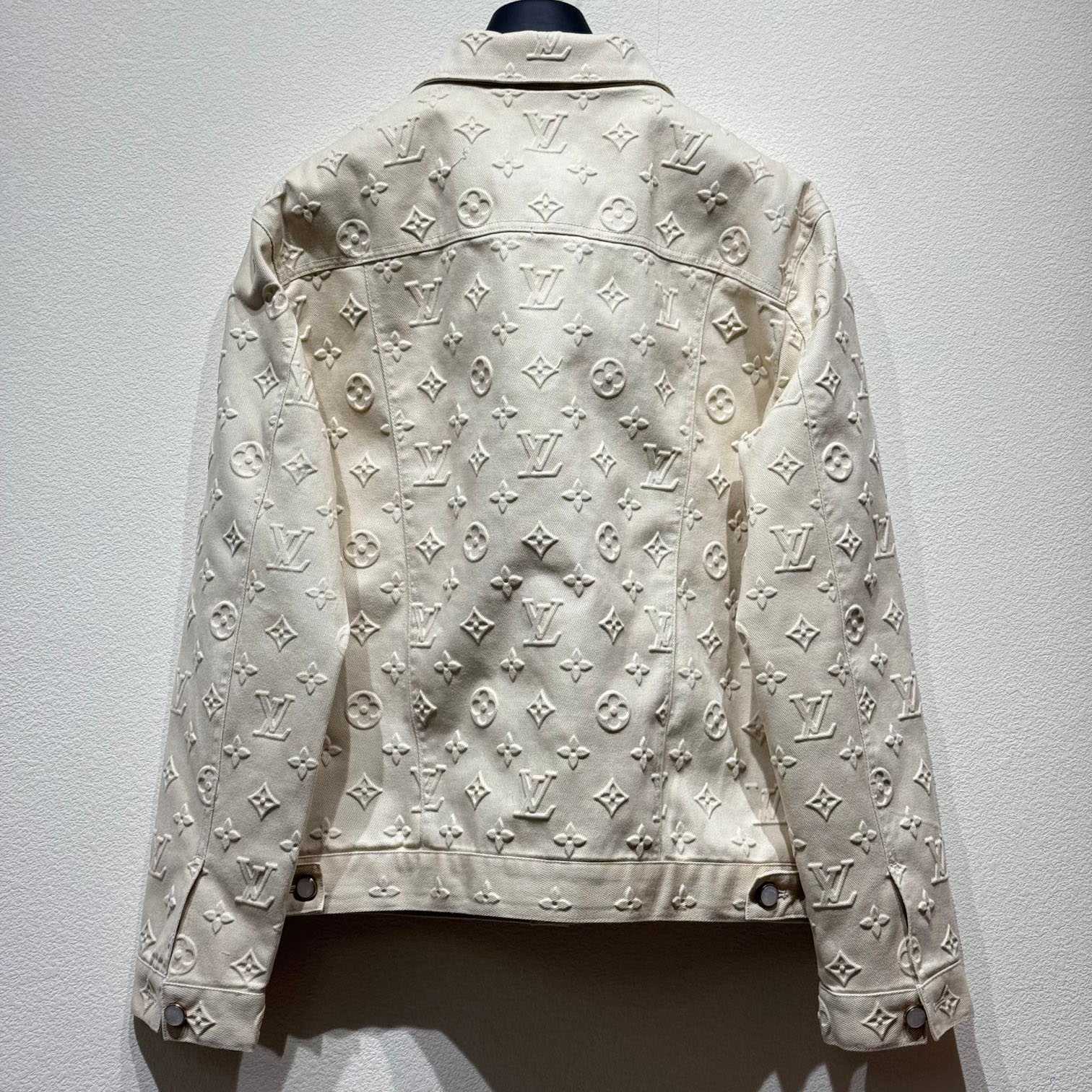 Louis Vuitton Monogram Embossed Overshirt    - FashionPlug