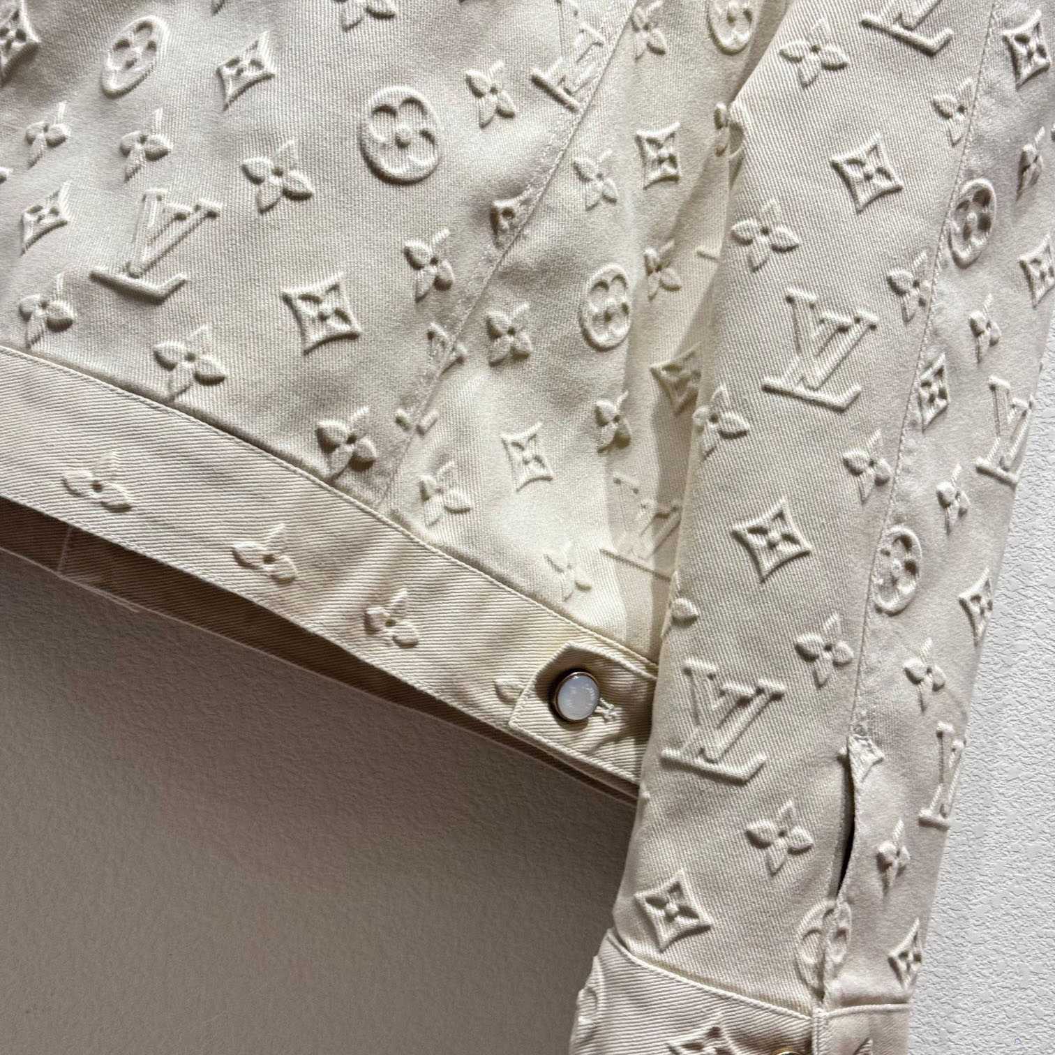 Louis Vuitton Monogram Embossed Overshirt    - FashionPlug