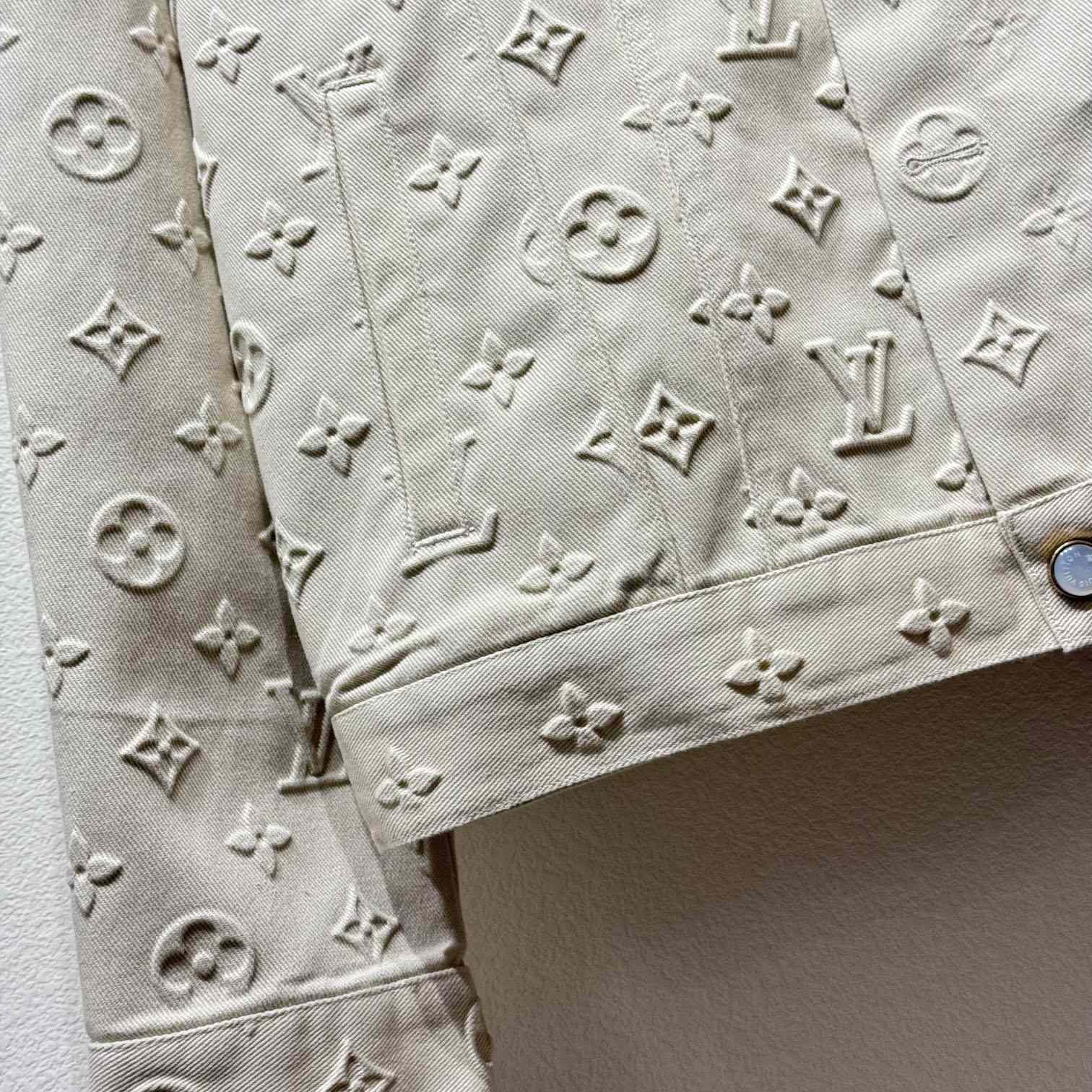 Louis Vuitton Monogram Embossed Overshirt    - FashionPlug
