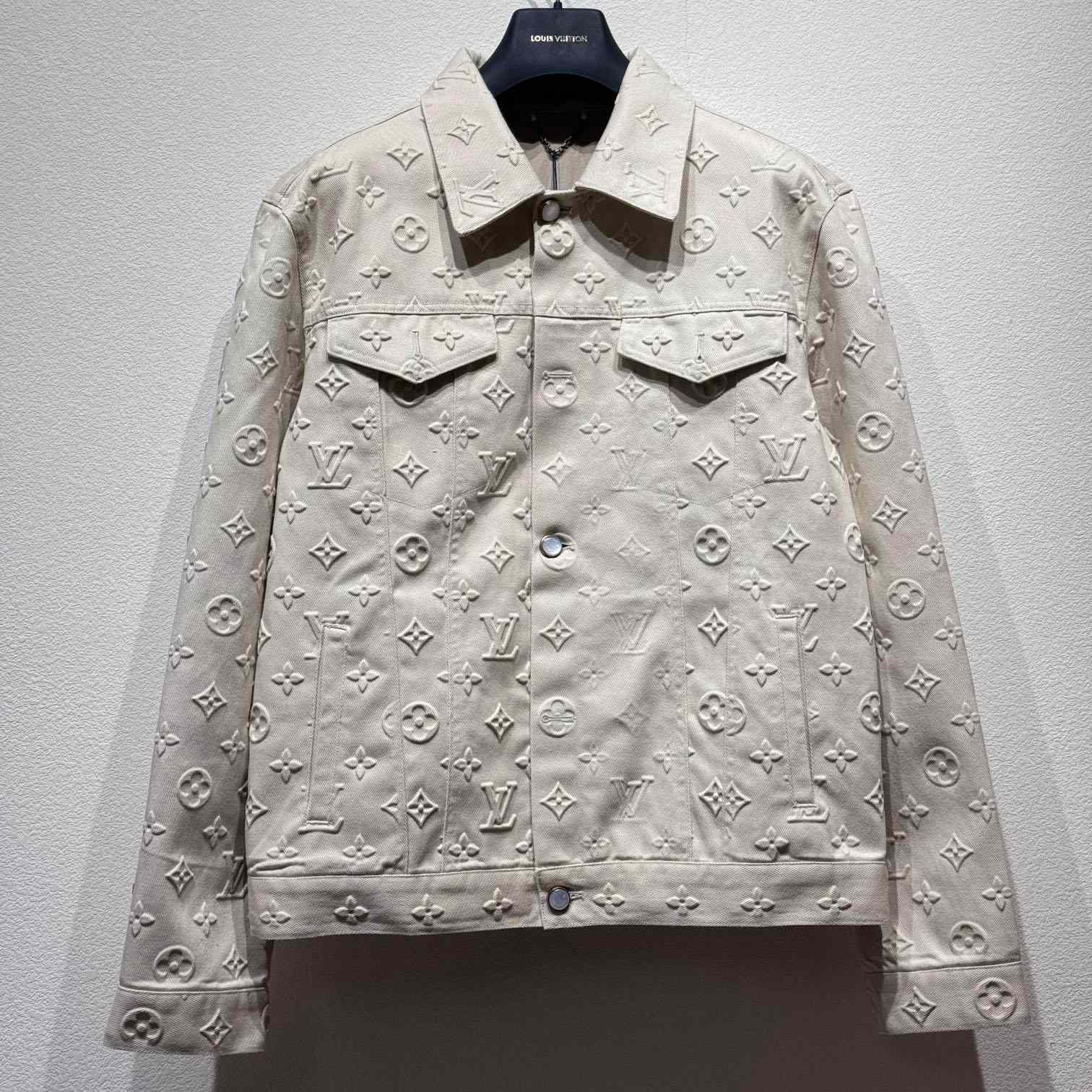 Louis Vuitton Monogram Embossed Overshirt    - FashionPlug