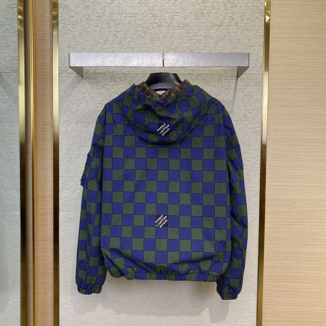 Louis Vuitton Damier Reversible Windbreaker   1AHBIS - FashionPlug