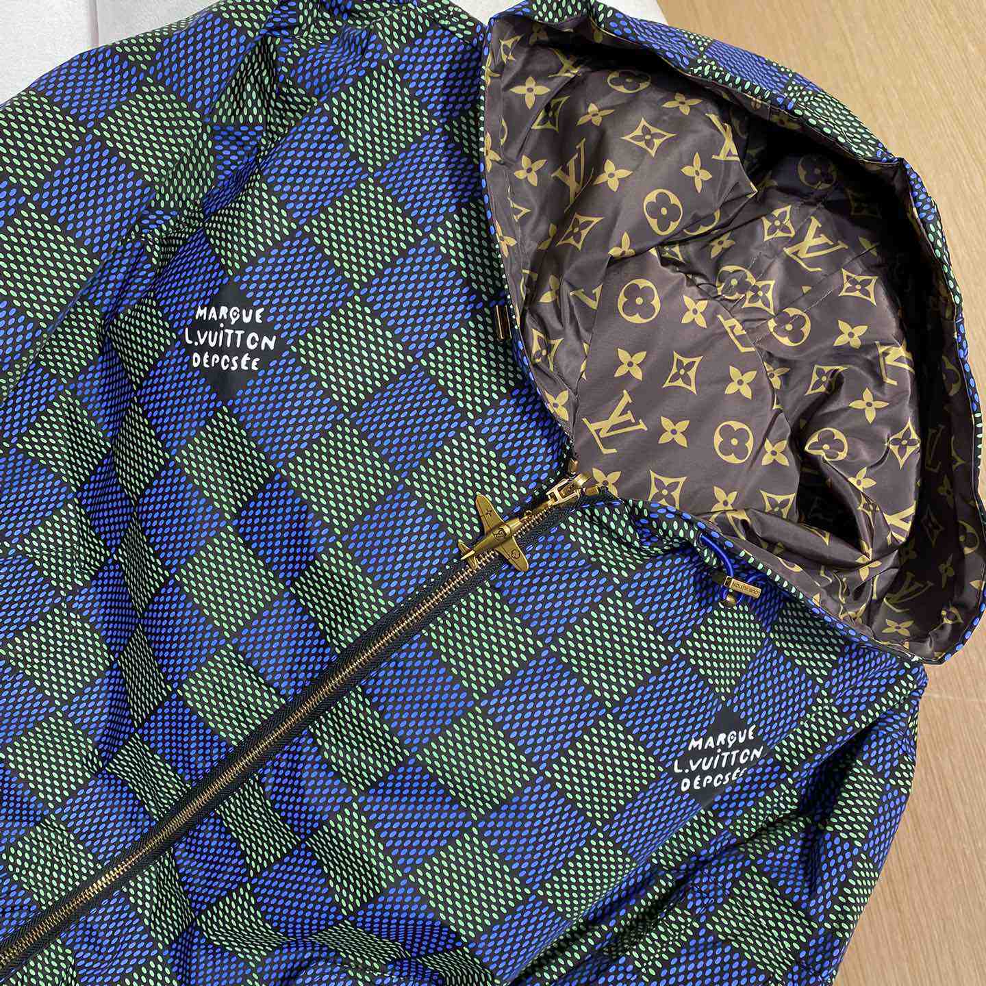 Louis Vuitton Damier Reversible Windbreaker   1AHBIS - FashionPlug