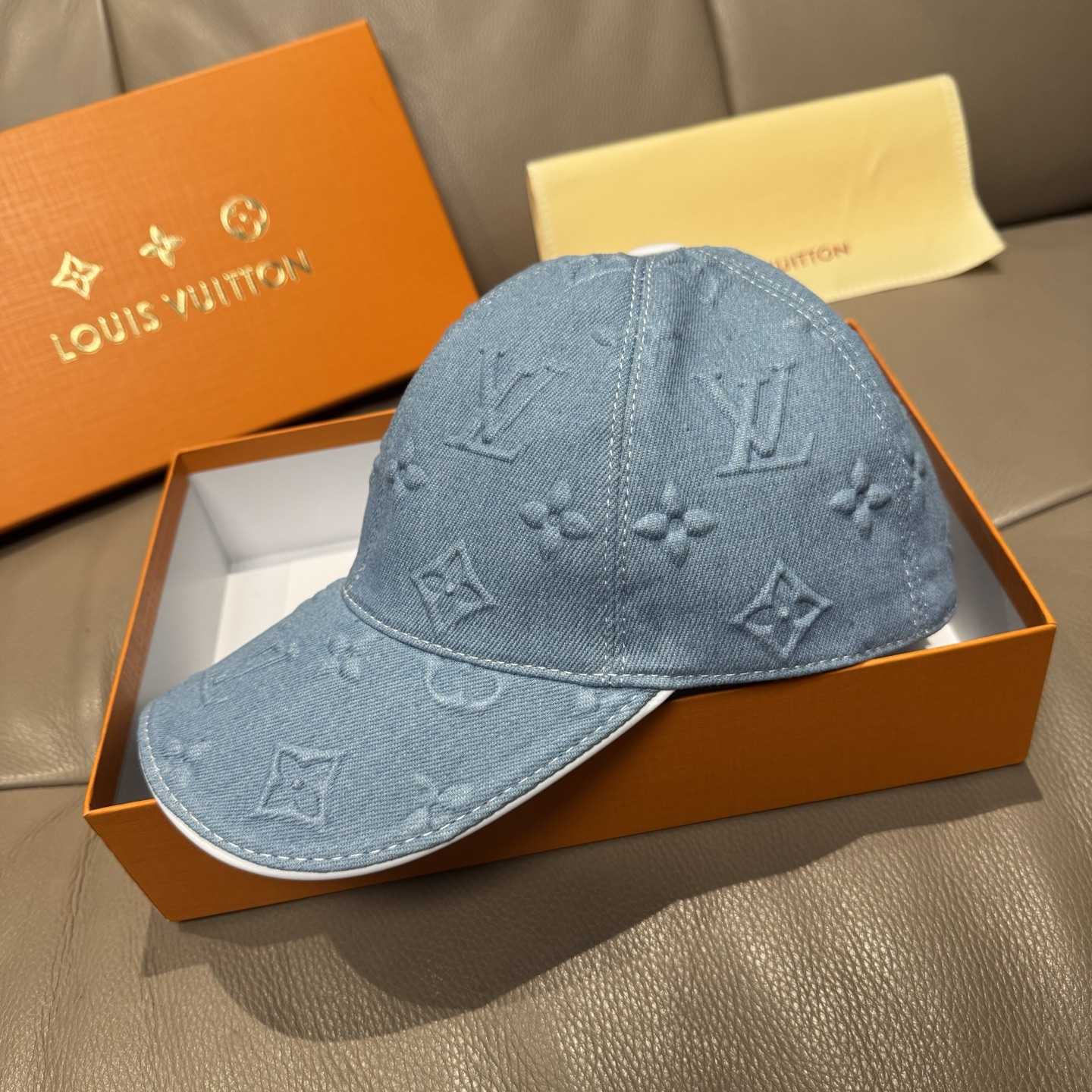 Louis Vuitton Monogram Denim Cap - FashionPlug
