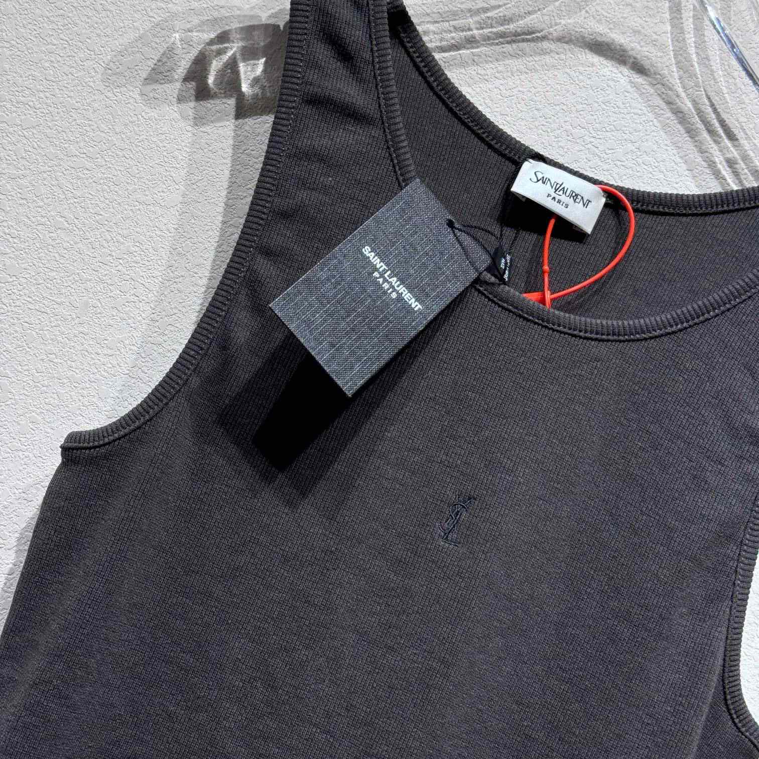 Saint Laurent Cassandre Tank Top - FashionPlug