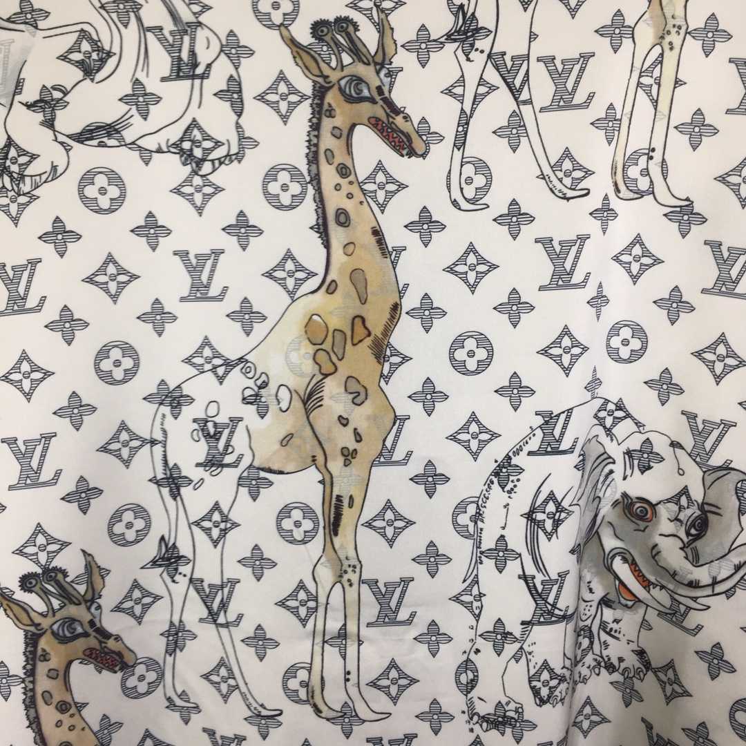 Louis Vuitton x Chapman Brothers Animals Silk Shirt - FashionPlug