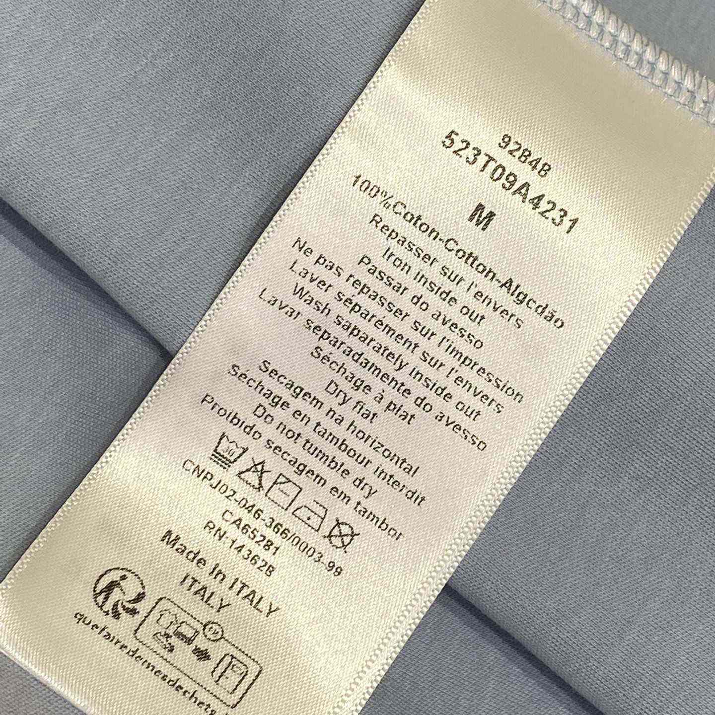 Dior Cotton Jersey With Signature - FashionPlug