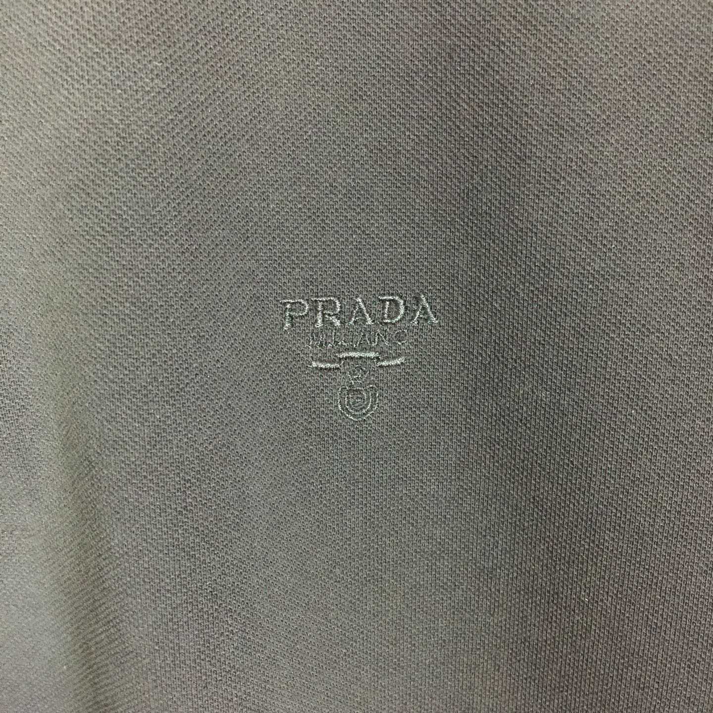 Prada Short-sleeved Piqué Polo Shirt - FashionPlug