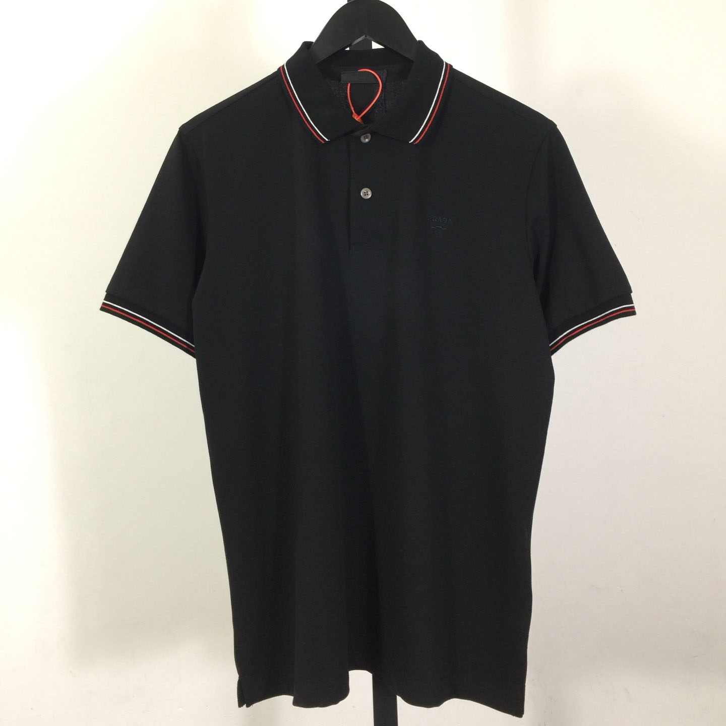 Prada Short-sleeved Piqué Polo Shirt - FashionPlug