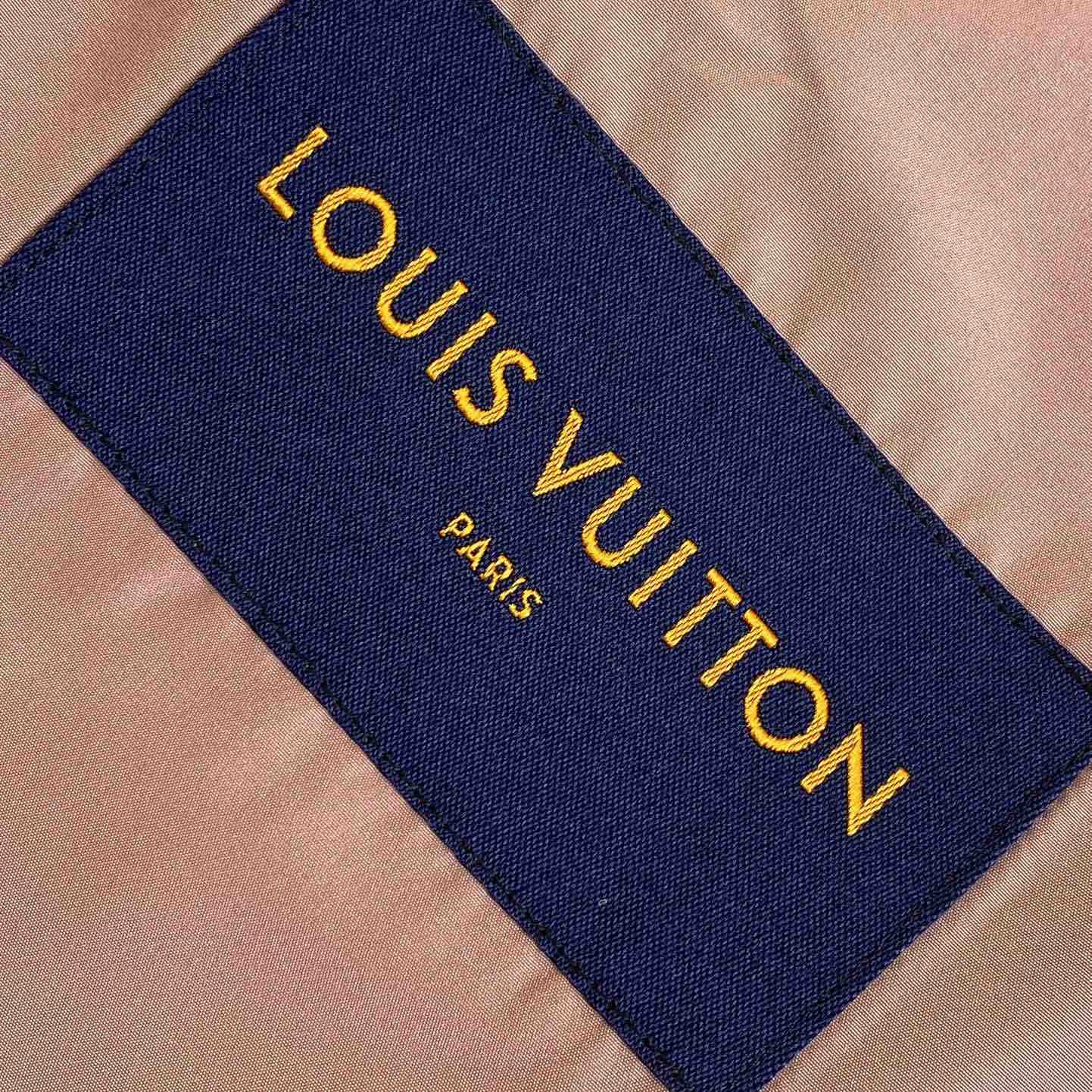 Louis Vuitton Monogram Debossed Leather Tracksuit Jacket   1AHBU4 - FashionPlug