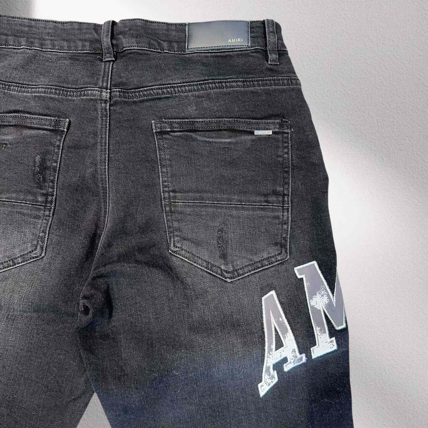 Amiri Denim Shorts     8012 - FashionPlug
