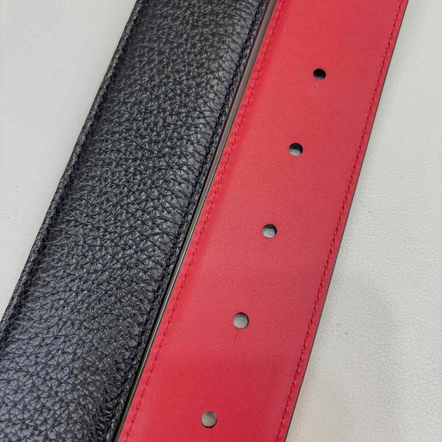 Versace Leather Belt   40mm - FashionPlug