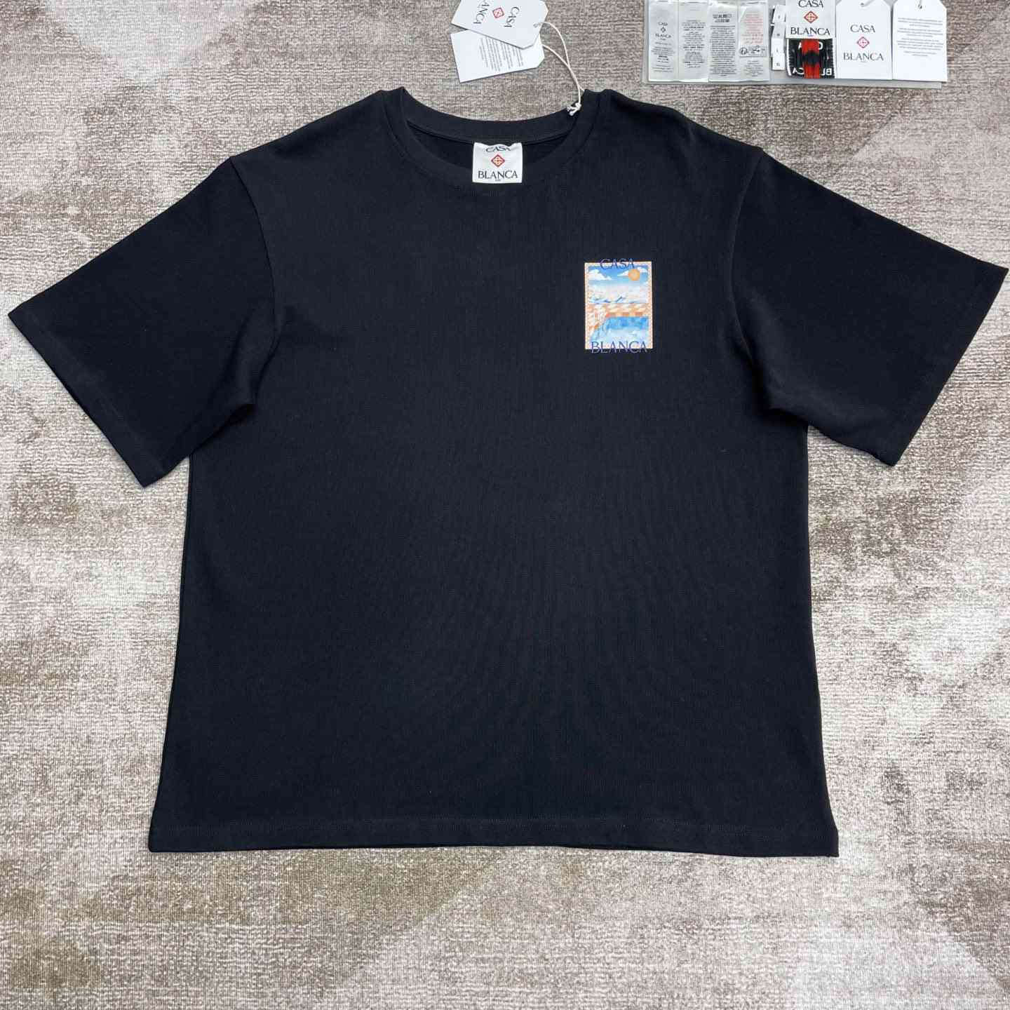 Casablanca Surreal Pool T-shirt   C969 - FashionPlug