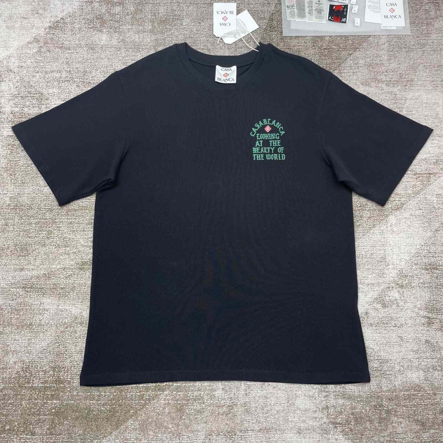 Casablanca Looking at The Beauty Of The World T-Shirt     C967 - FashionPlug