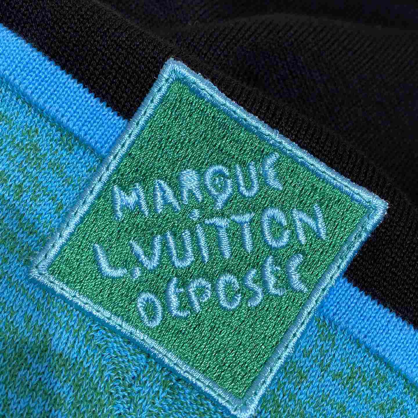 Louis Vuitton Iridescent Jacquard Short-Sleeved Polo   1AGTM - FashionPlug