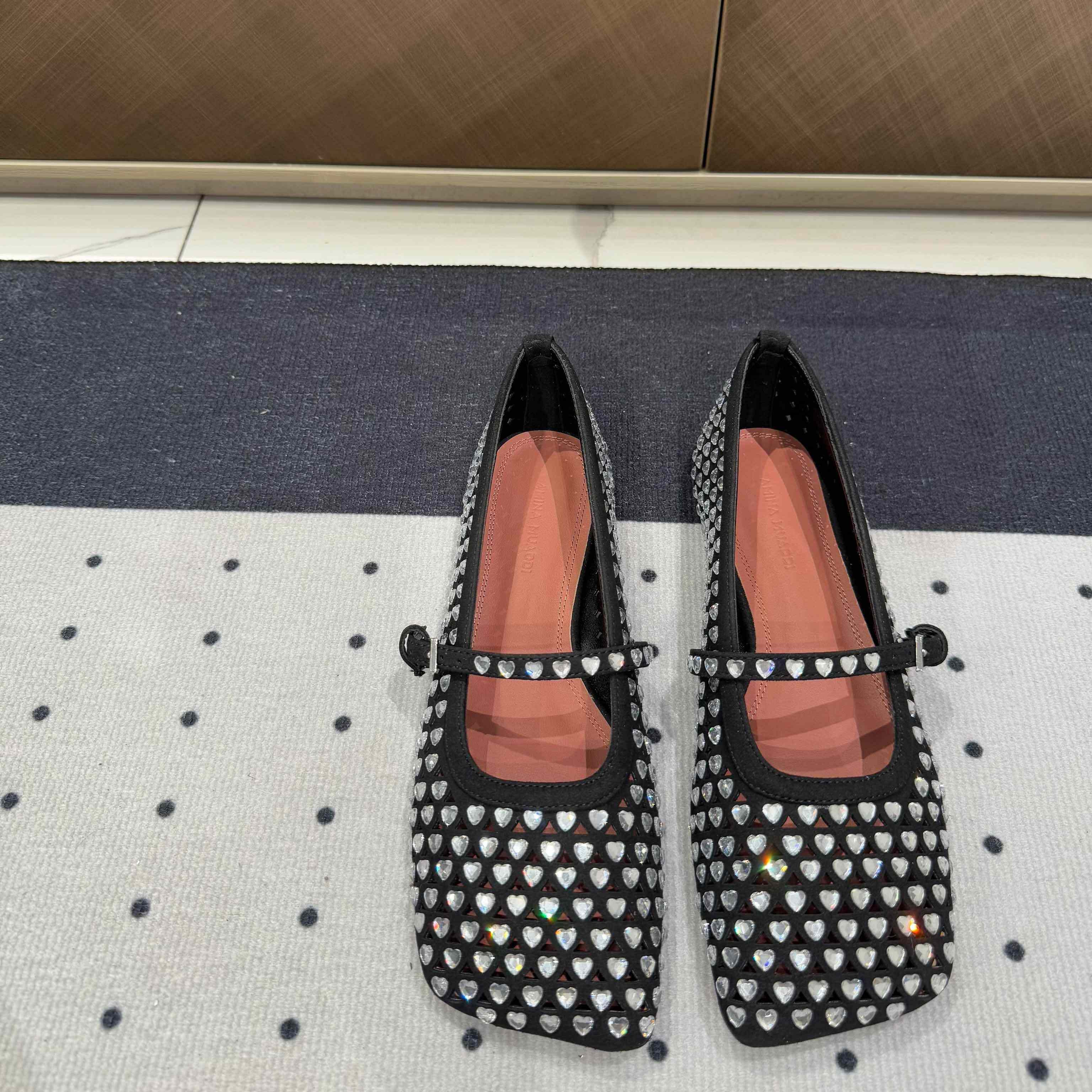 Amina Muaddi Ane Ballerina Shoes - FashionPlug