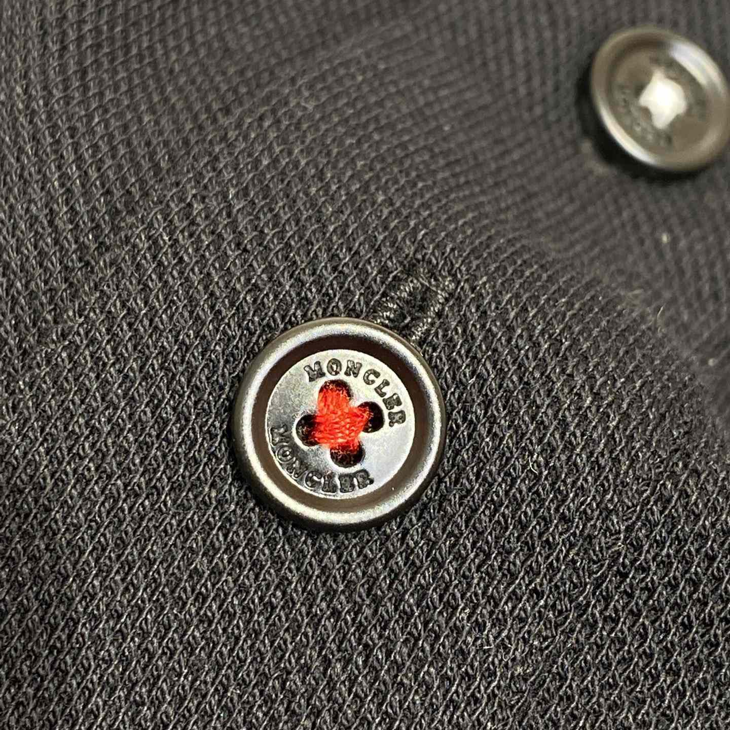 Moncler Logo Cotton Polo Shirt - FashionPlug
