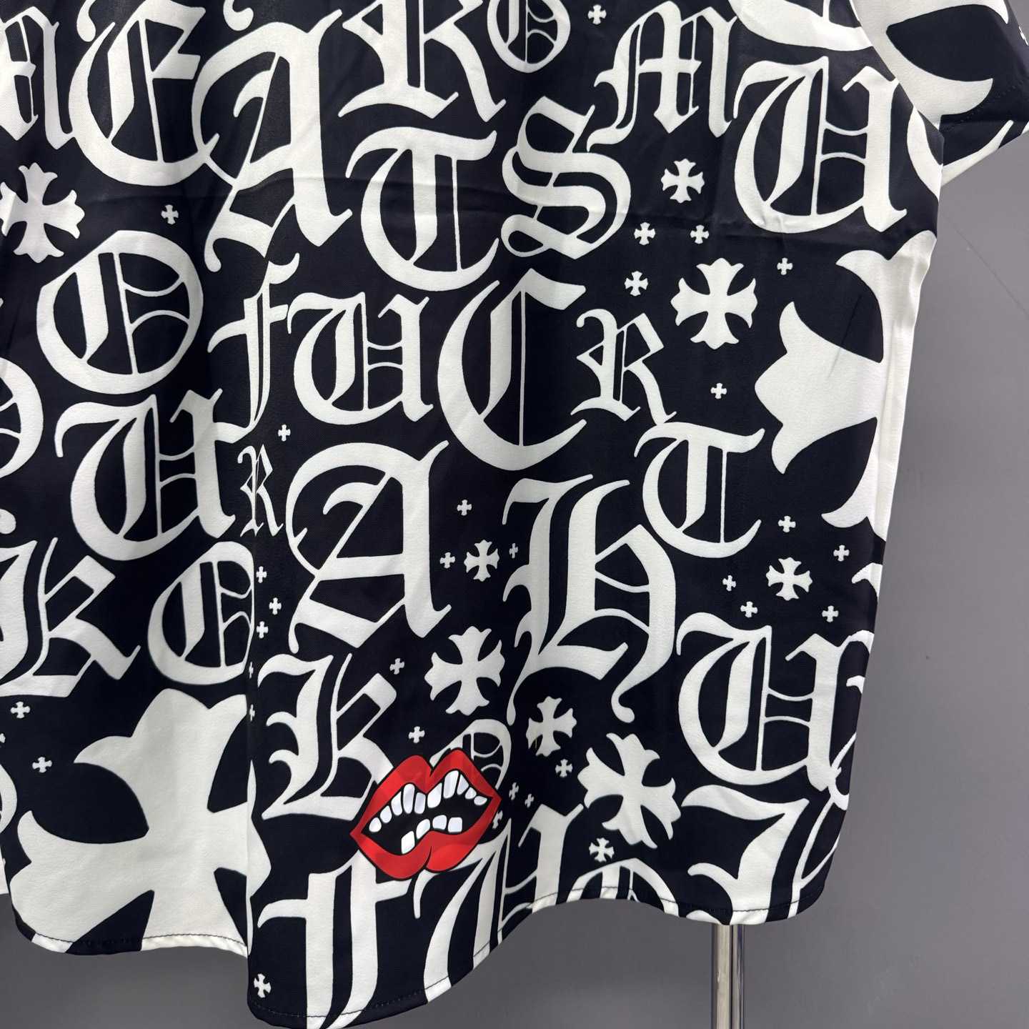 Chrome Heart Shirt & Shorts - FashionPlug