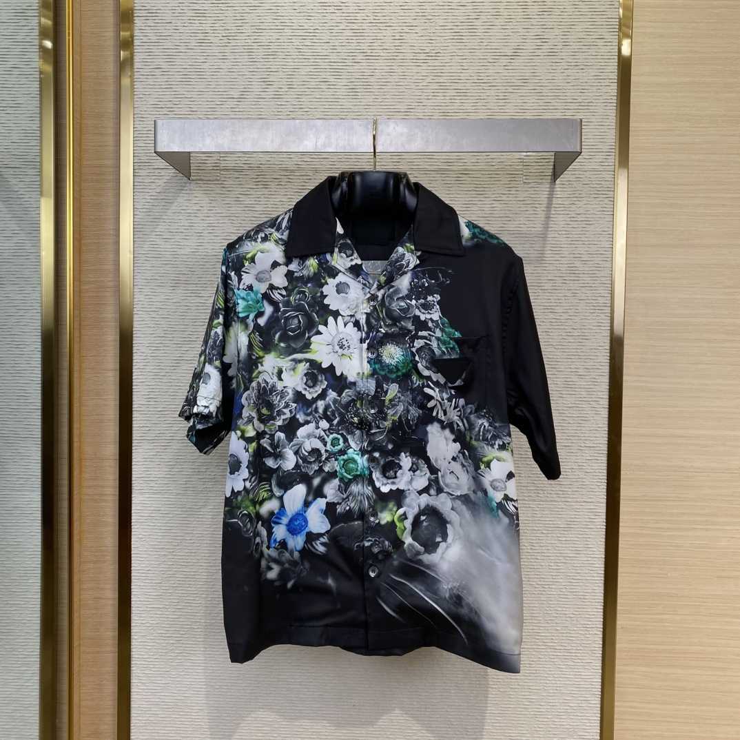 Prada Double Match Cotton Shirt - FashionPlug