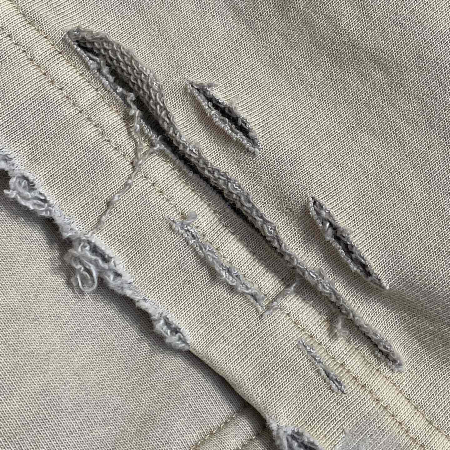 Balenciaga Y2K Baggy Sweatpants In Light Beige - FashionPlug