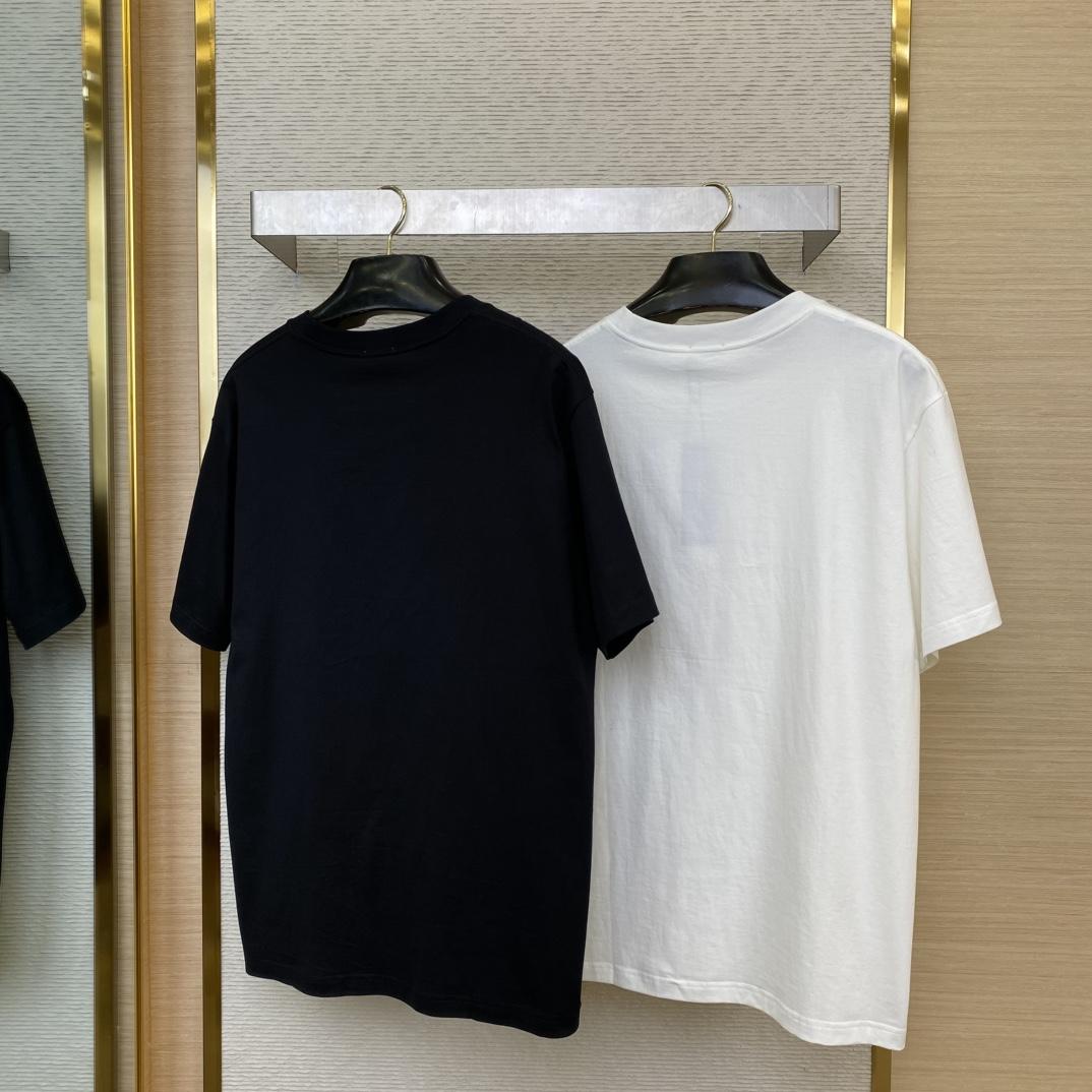 Dior Archives Labels T-Shirt, Relaxed Fit  - FashionPlug