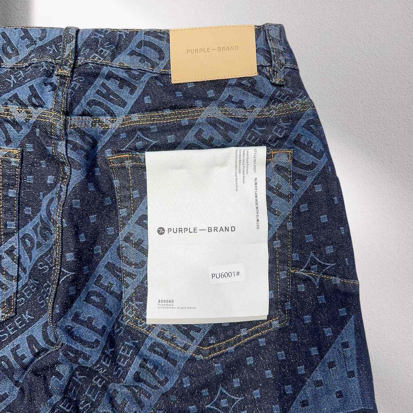 Purple-Brand Denim Shorts    6001 - FashionPlug
