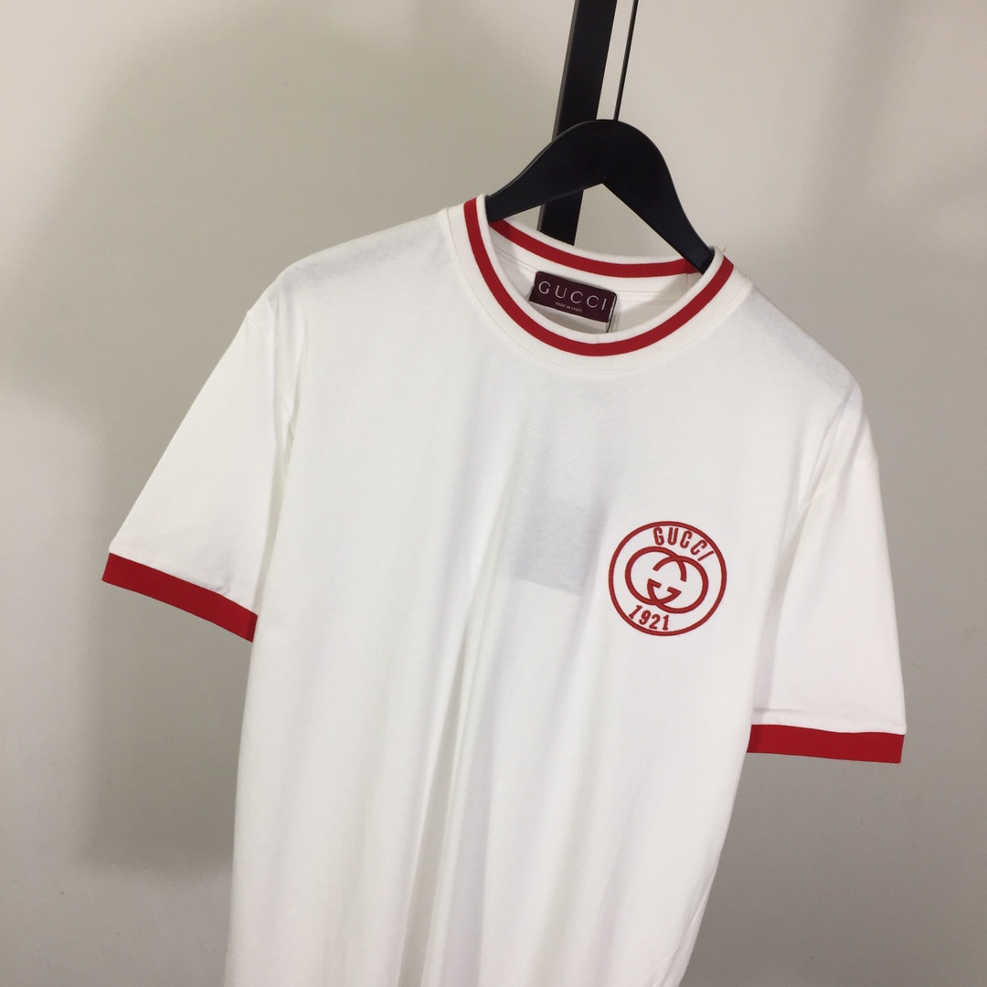 Gucci Cotton Jersey T-shirt With Embroidery - FashionPlug